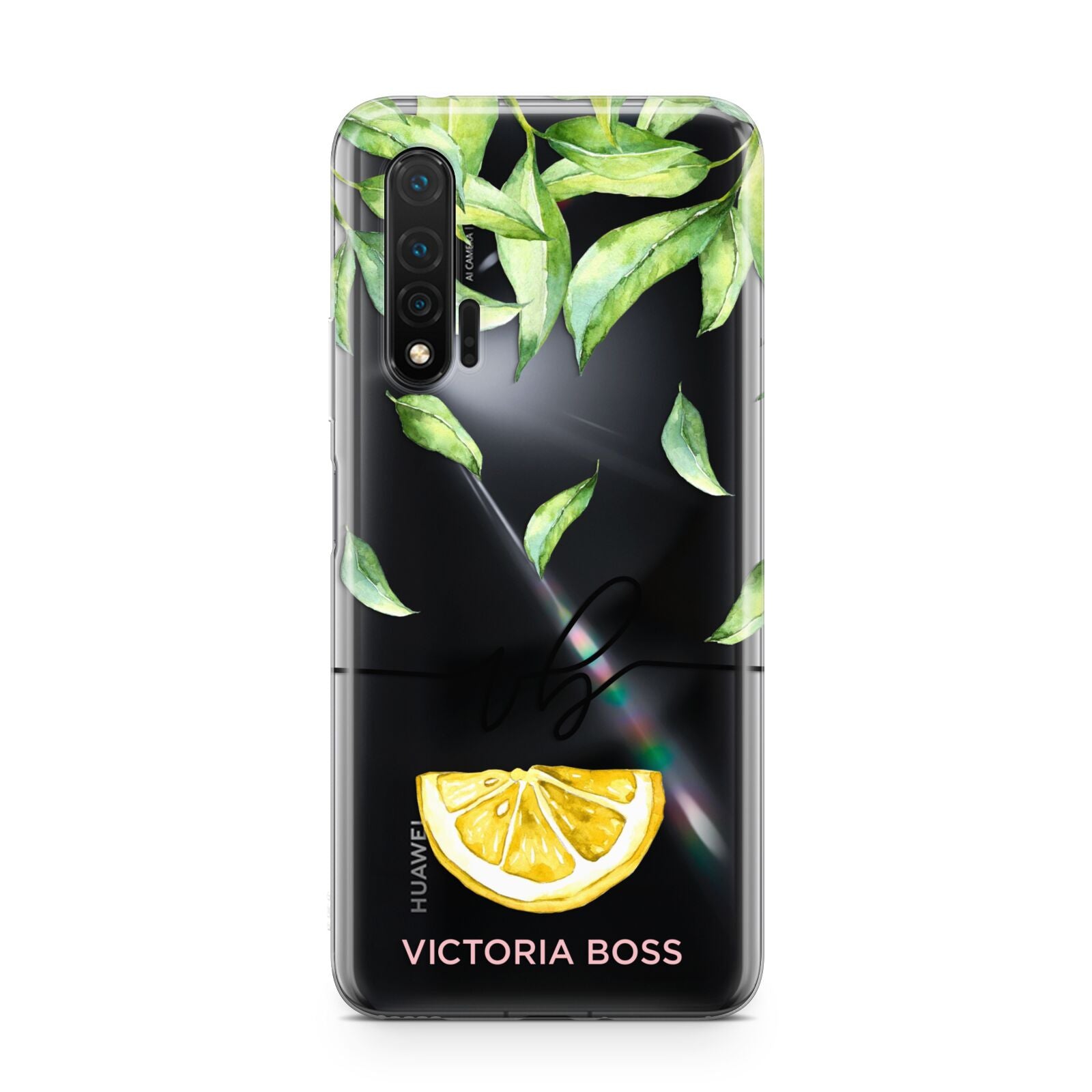 Personalised Lemon Wedge Huawei Nova 6 Phone Case