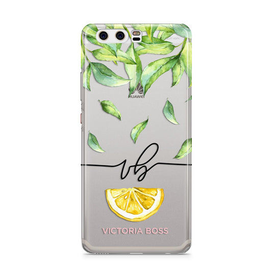 Personalised Lemon Wedge Huawei P10 Phone Case