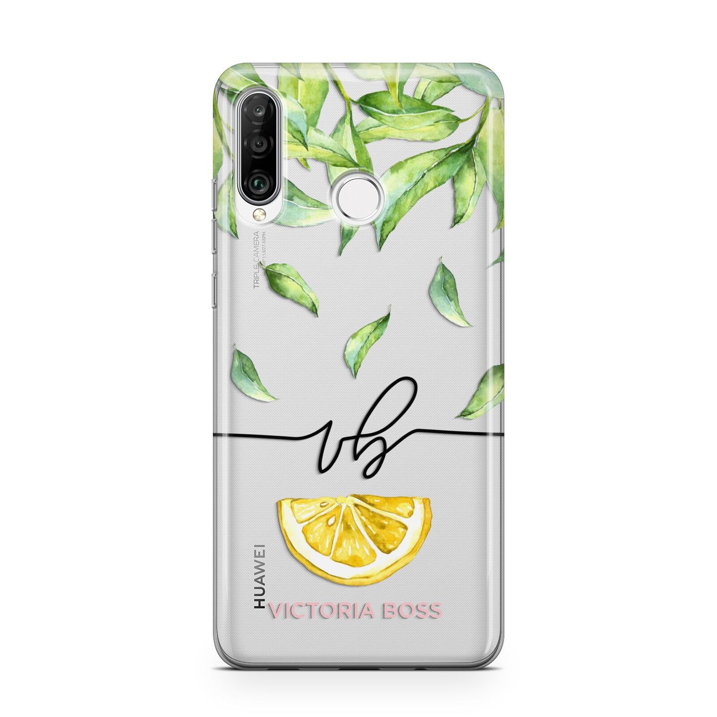 Personalised Lemon Wedge Huawei P30 Lite Phone Case