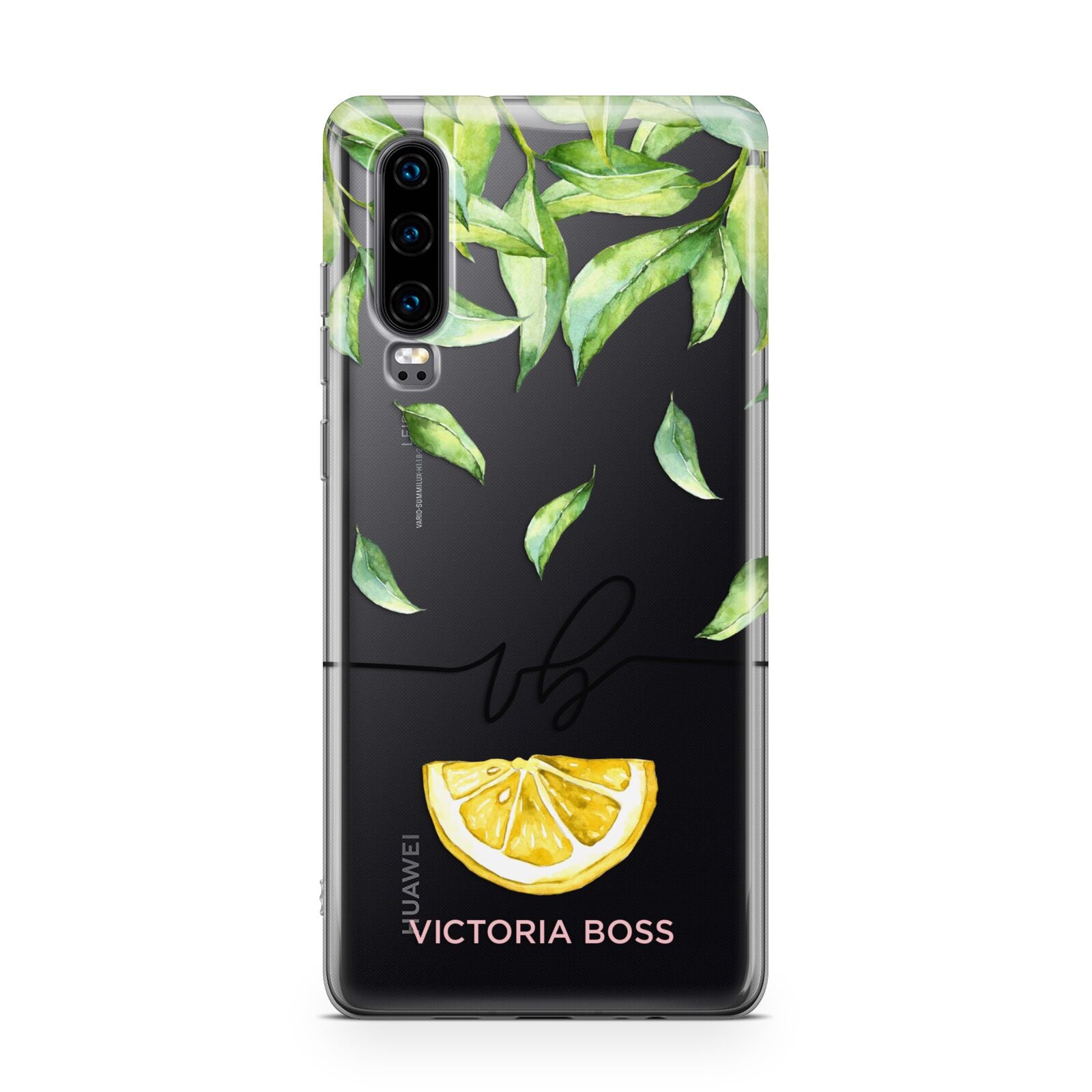 Personalised Lemon Wedge Huawei P30 Phone Case