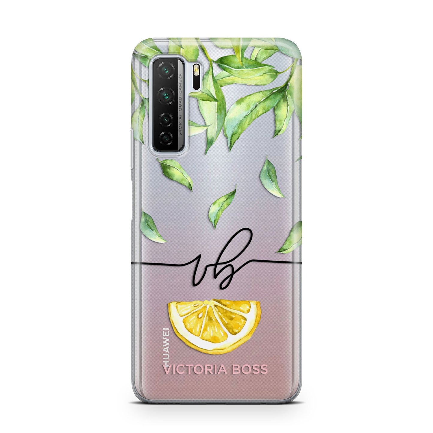 Personalised Lemon Wedge Huawei P40 Lite 5G Phone Case