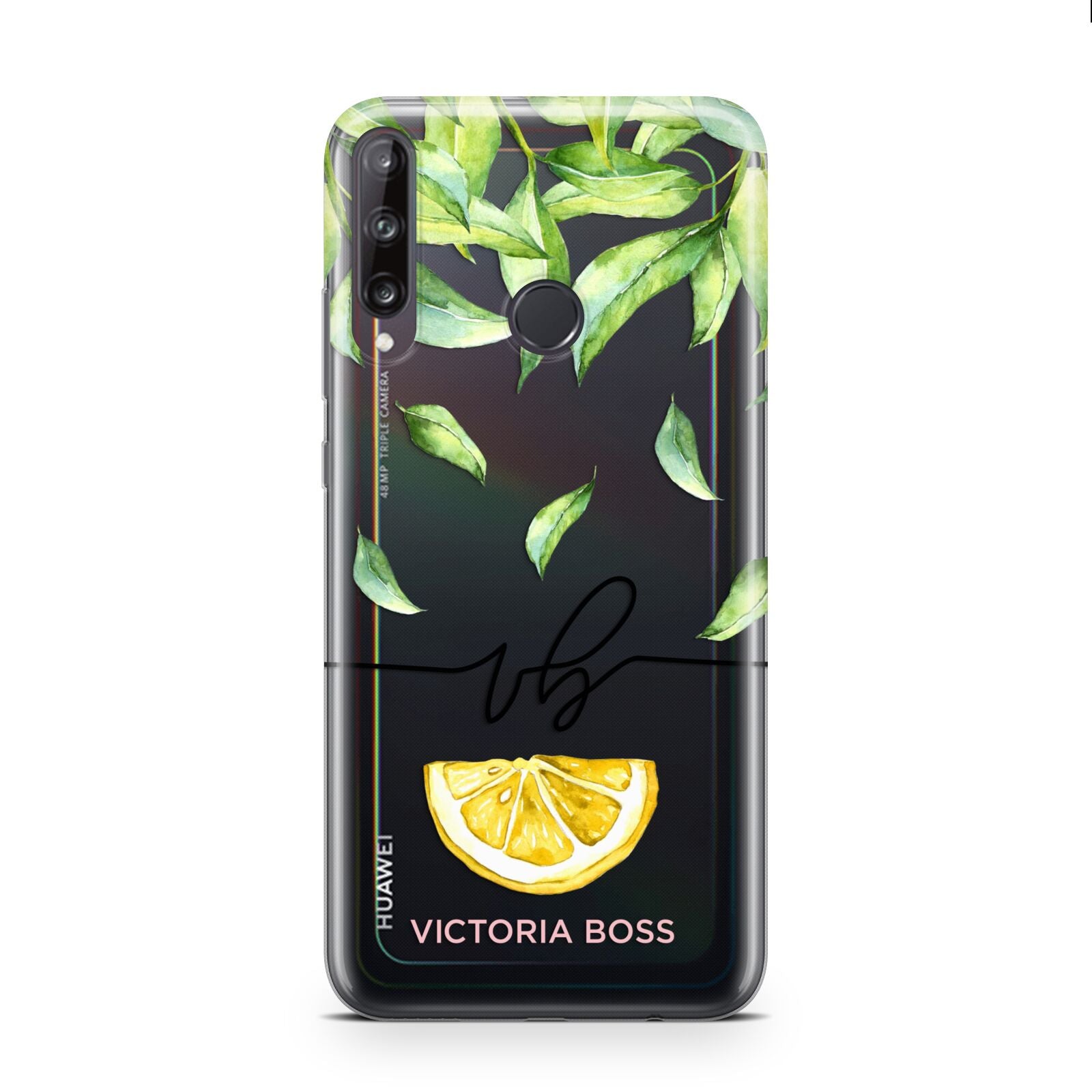 Personalised Lemon Wedge Huawei P40 Lite E Phone Case