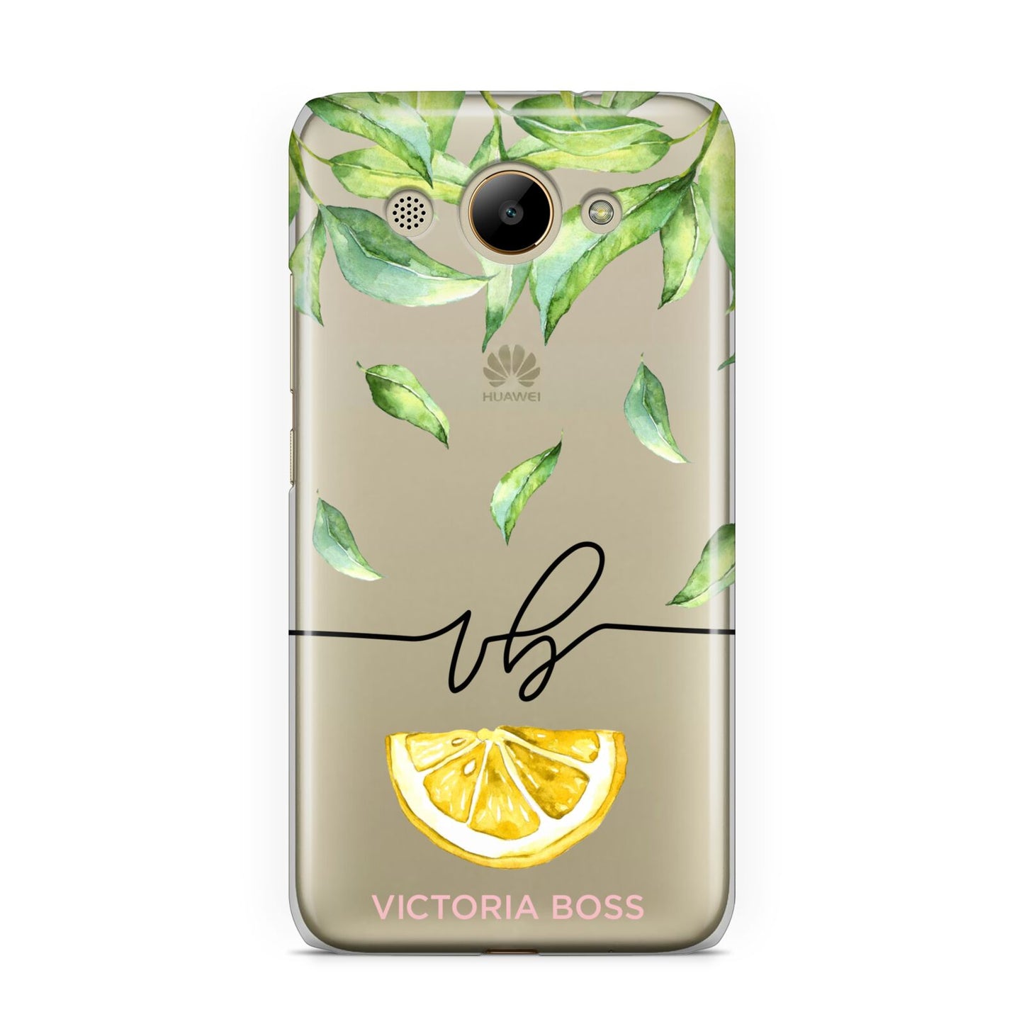 Personalised Lemon Wedge Huawei Y3 2017