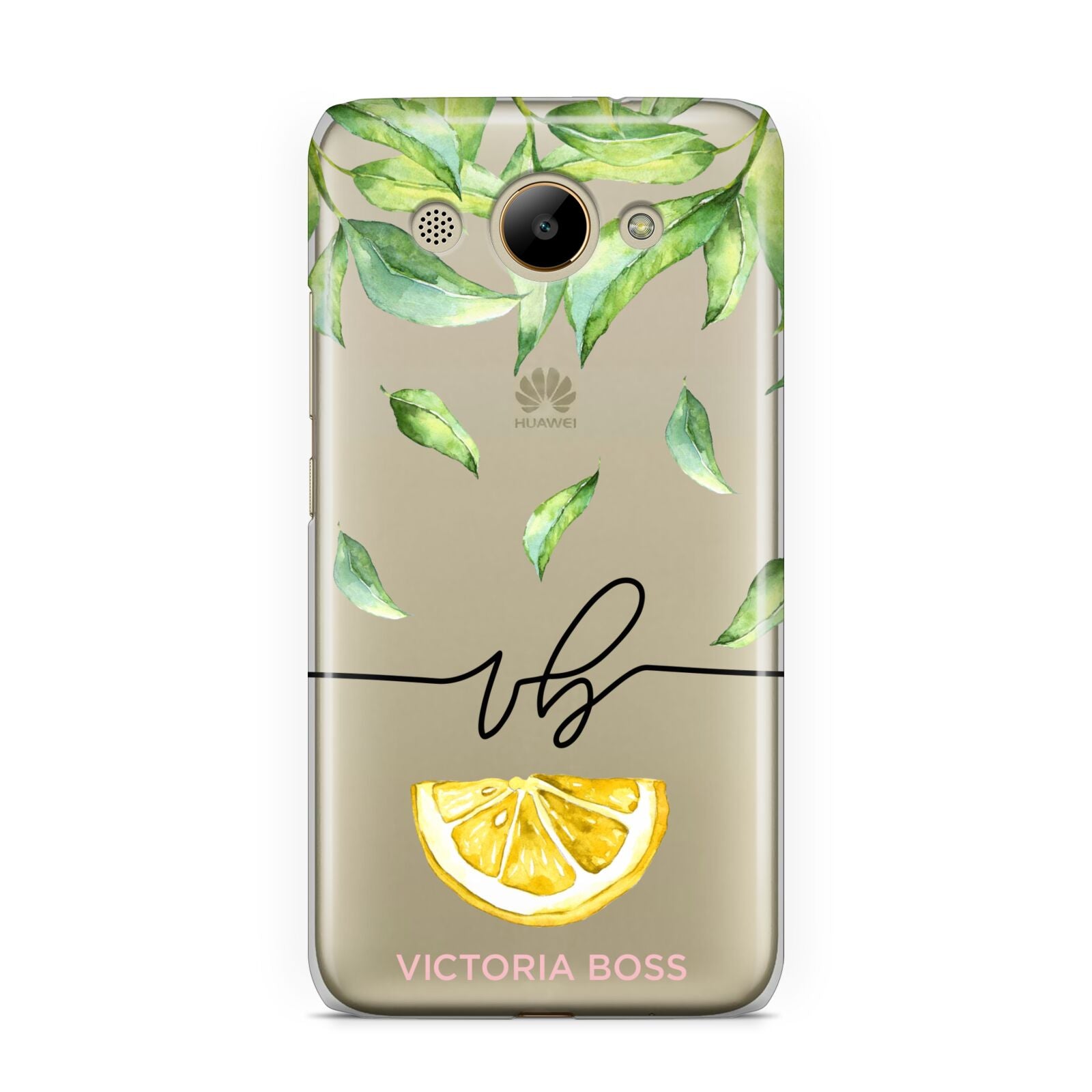 Personalised Lemon Wedge Huawei Y3 2017