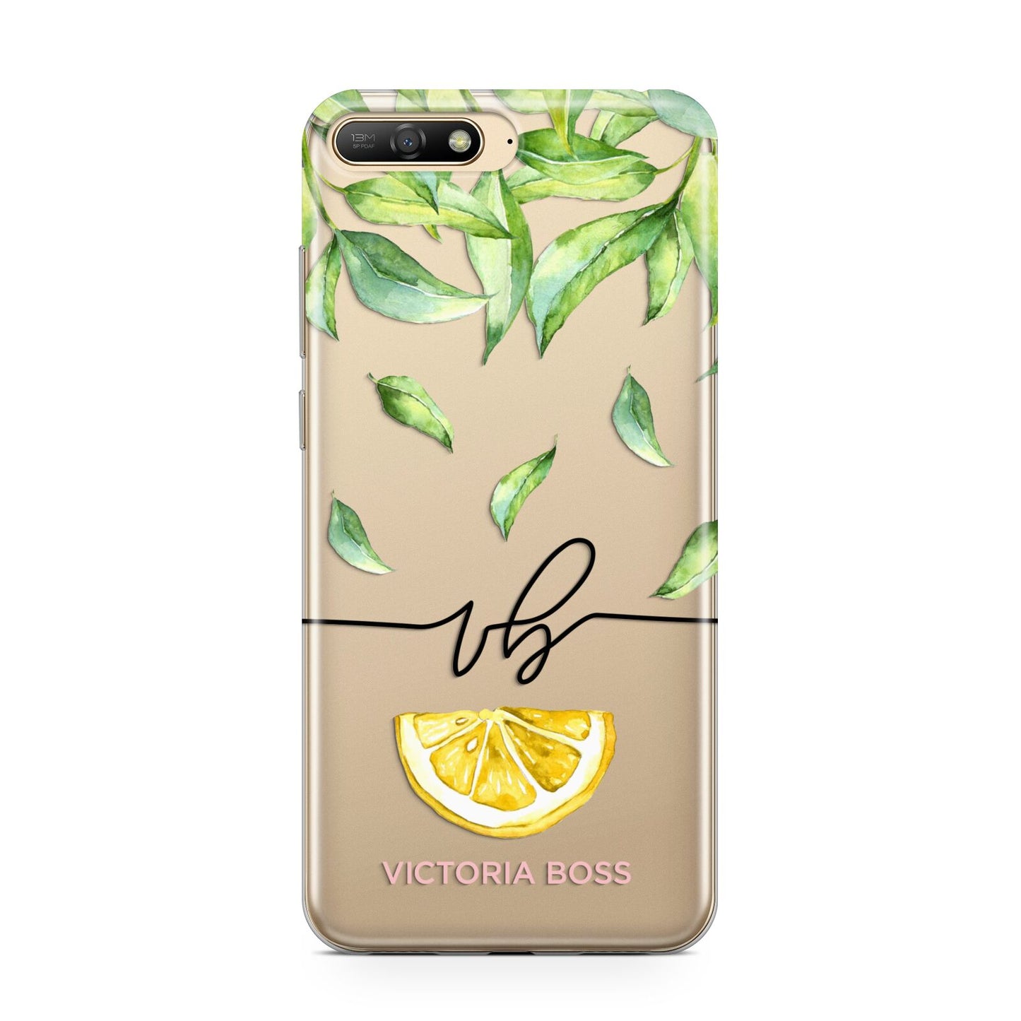 Personalised Lemon Wedge Huawei Y6 2018