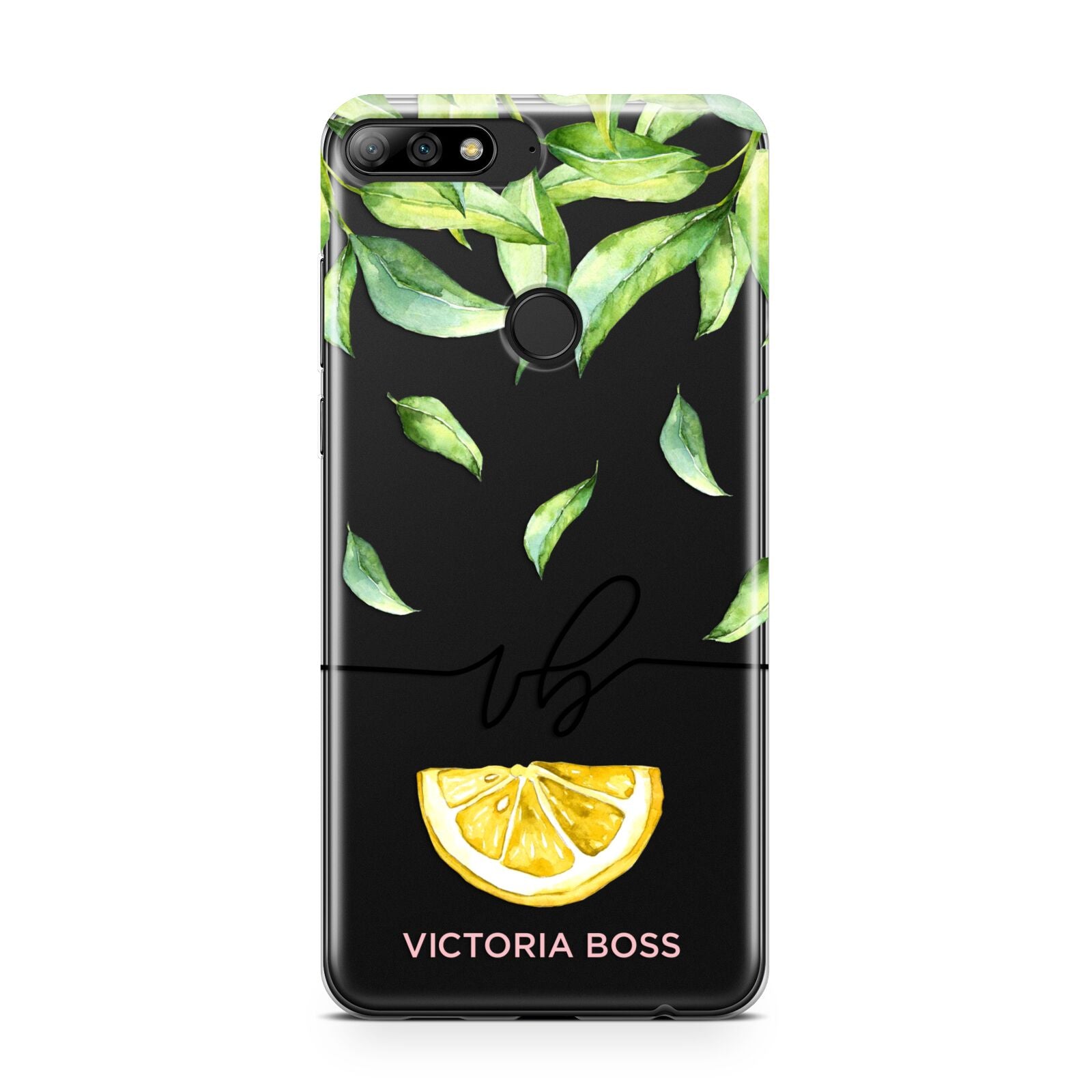 Personalised Lemon Wedge Huawei Y7 2018