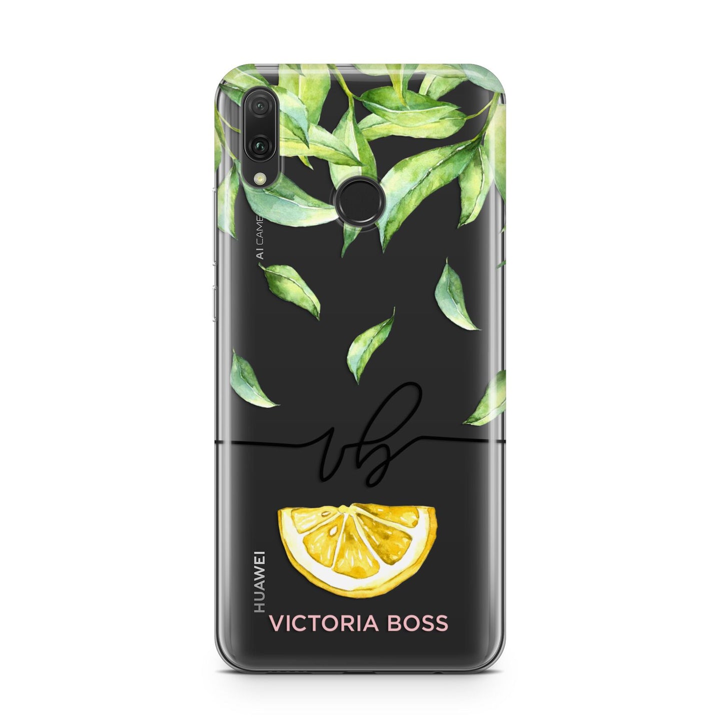 Personalised Lemon Wedge Huawei Y9 2019