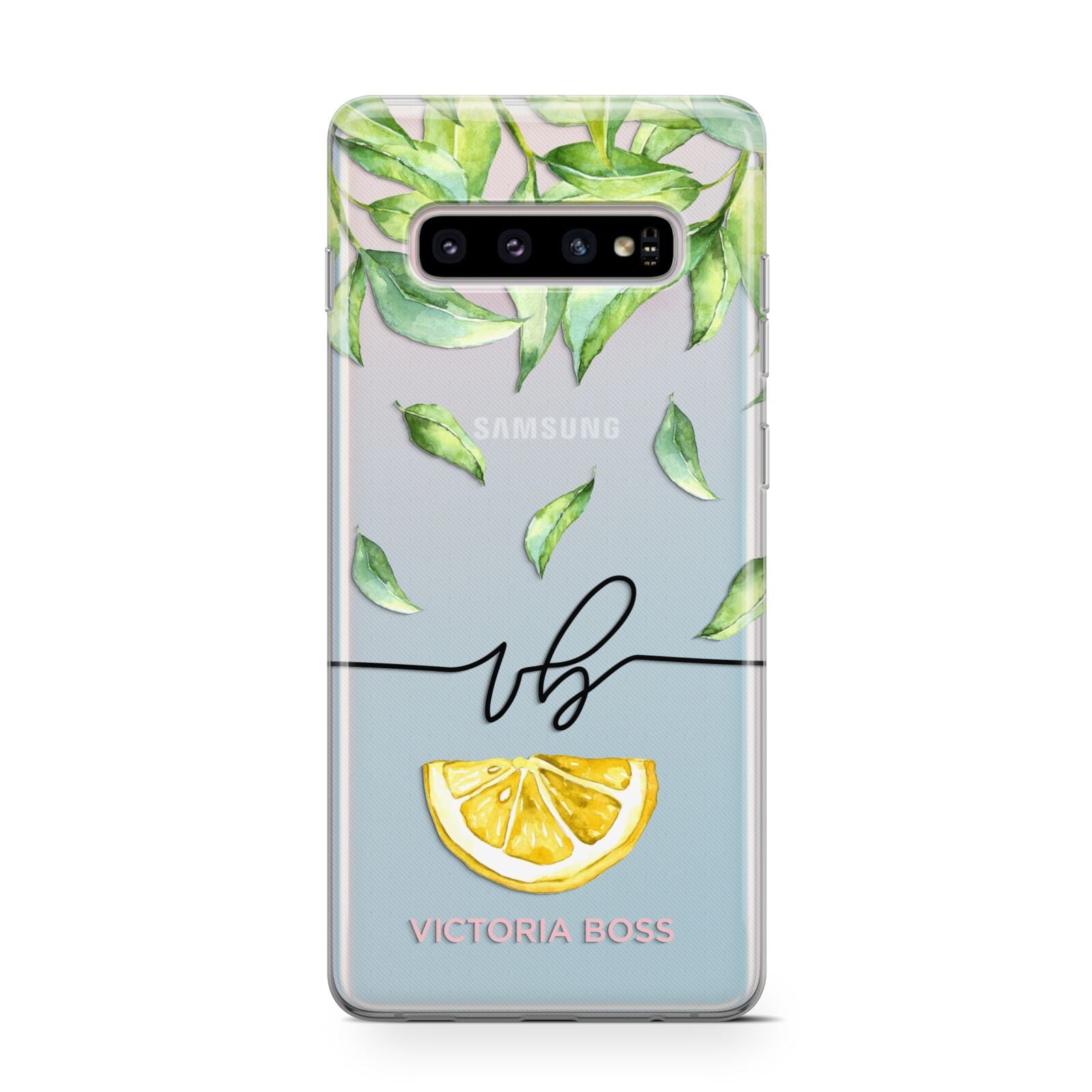 Personalised Lemon Wedge Protective Samsung Galaxy Case