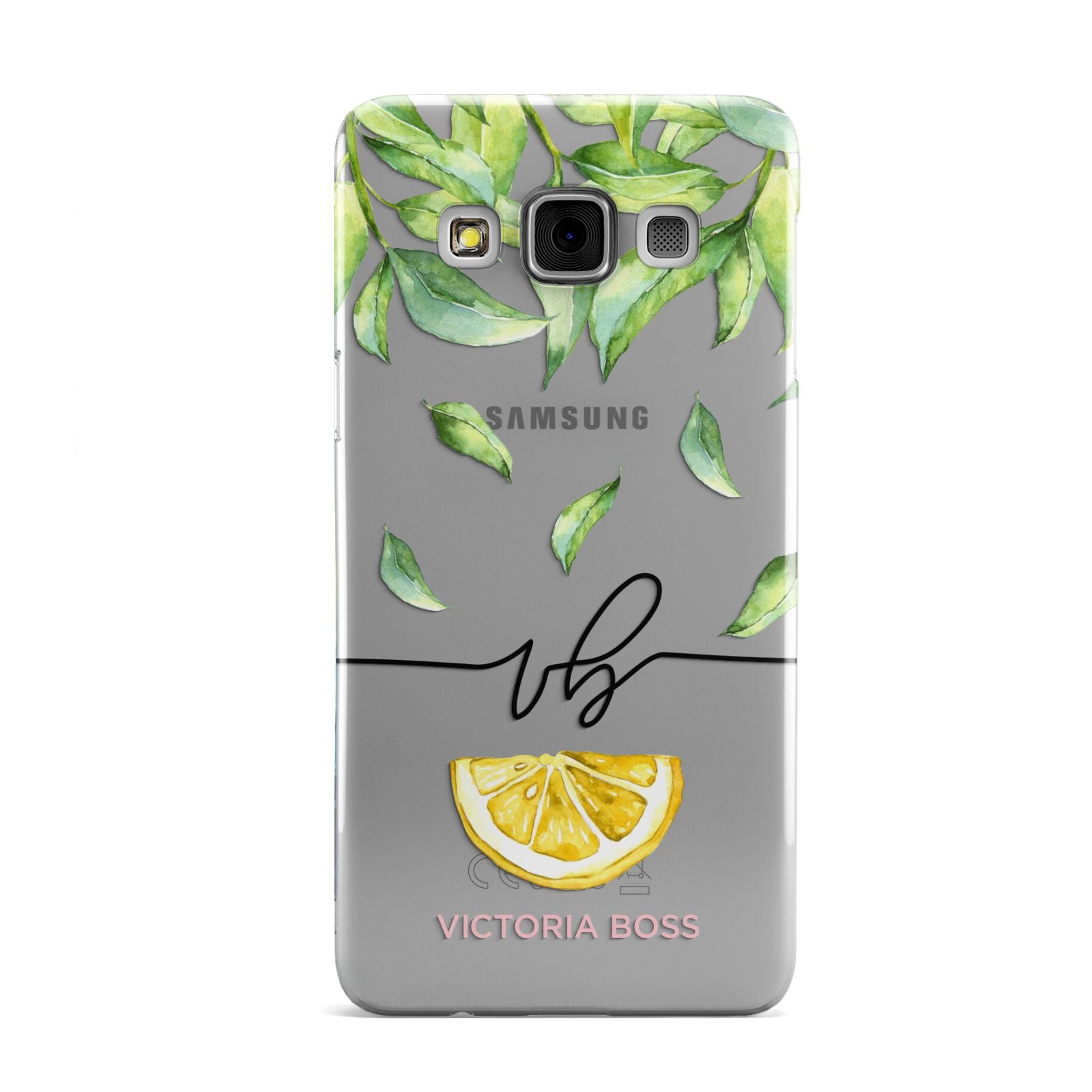 Personalised Lemon Wedge Samsung Galaxy A3 Case