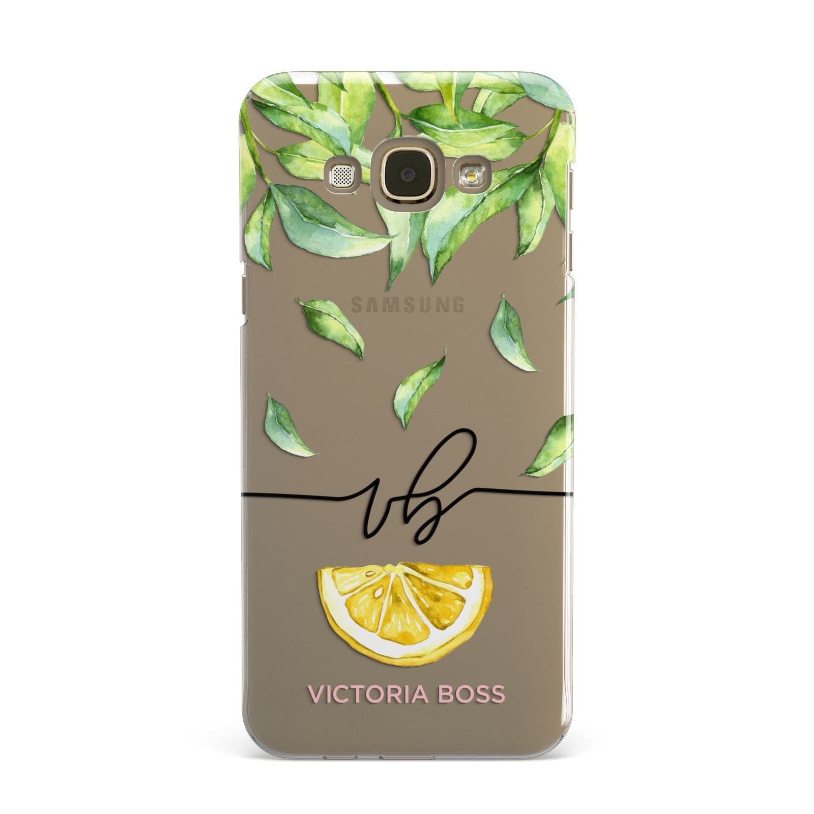 Personalised Lemon Wedge Samsung Galaxy A8 Case