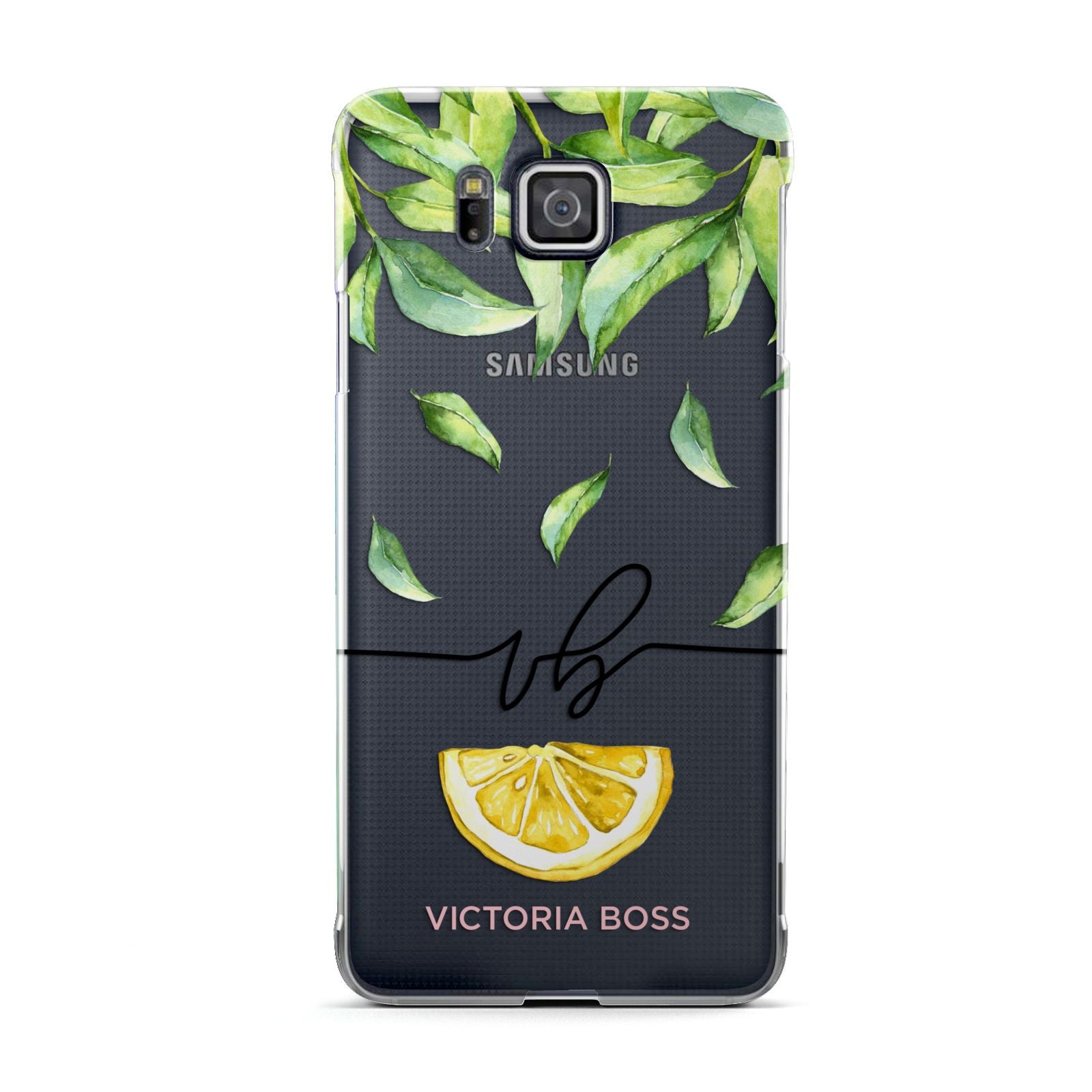 Personalised Lemon Wedge Samsung Galaxy Alpha Case