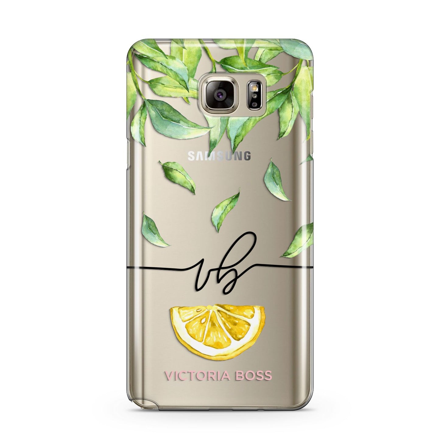 Personalised Lemon Wedge Samsung Galaxy Note 5 Case