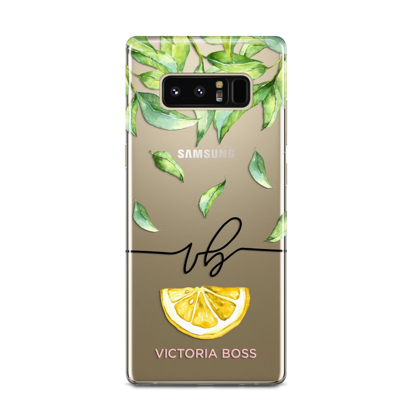 Personalised Lemon Wedge Samsung Galaxy Note 8 Case