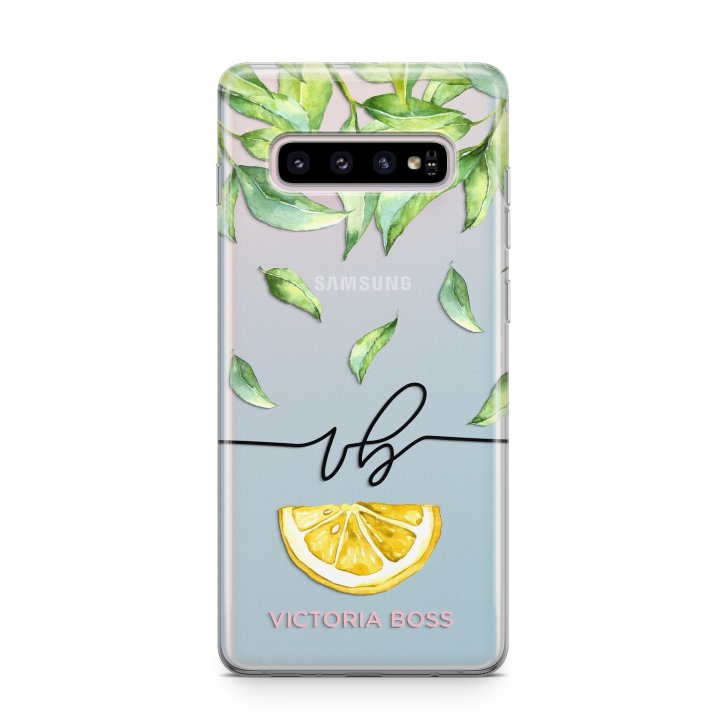 Personalised Lemon Wedge Samsung Galaxy S10 Plus Case