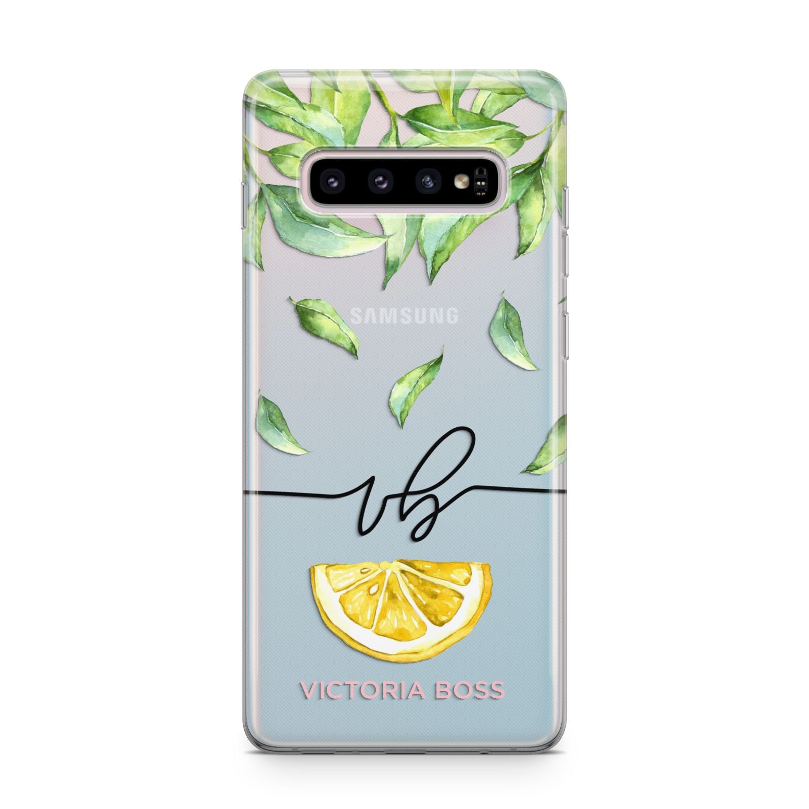 Personalised Lemon Wedge Samsung Galaxy S10 Plus Case