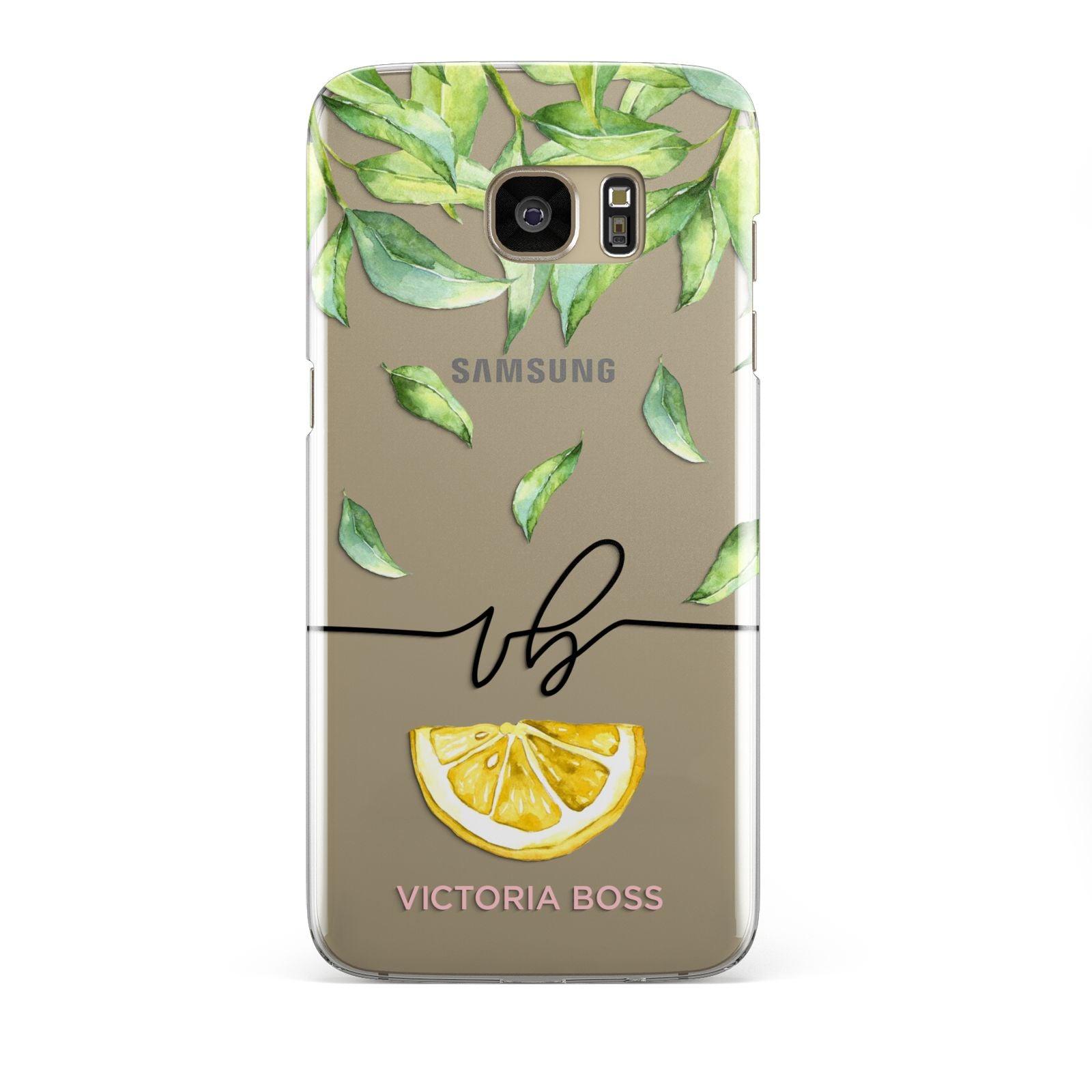 Personalised Lemon Wedge Samsung Galaxy S7 Edge Case