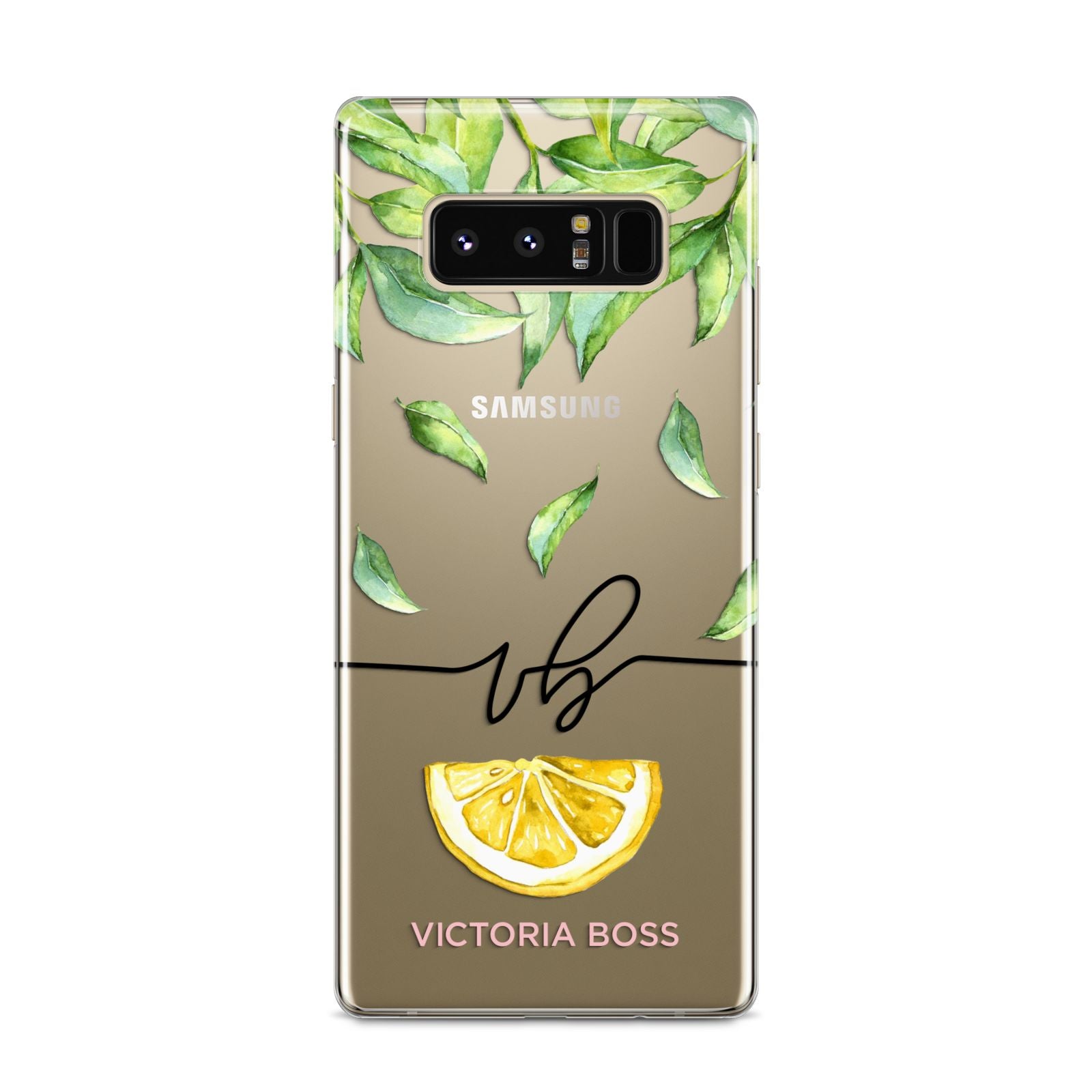 Personalised Lemon Wedge Samsung Galaxy S8 Case