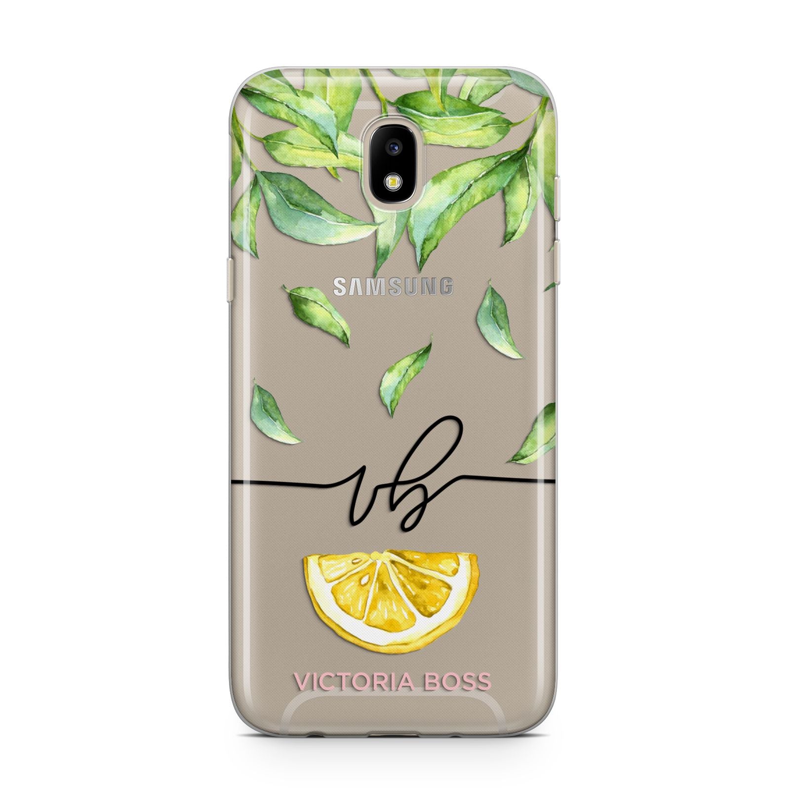 Personalised Lemon Wedge Samsung J5 2017 Case