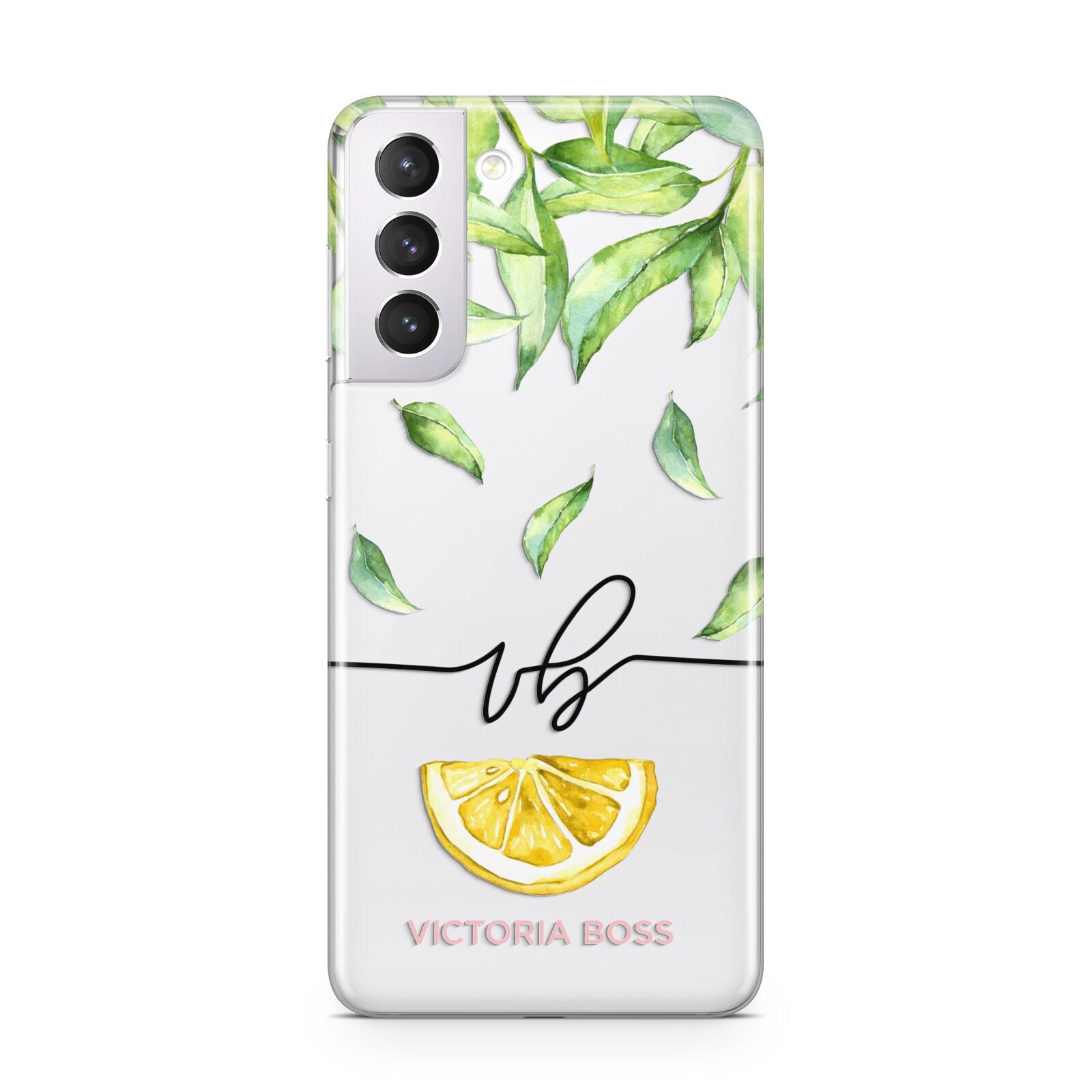 Personalised Lemon Wedge Samsung S21 Case