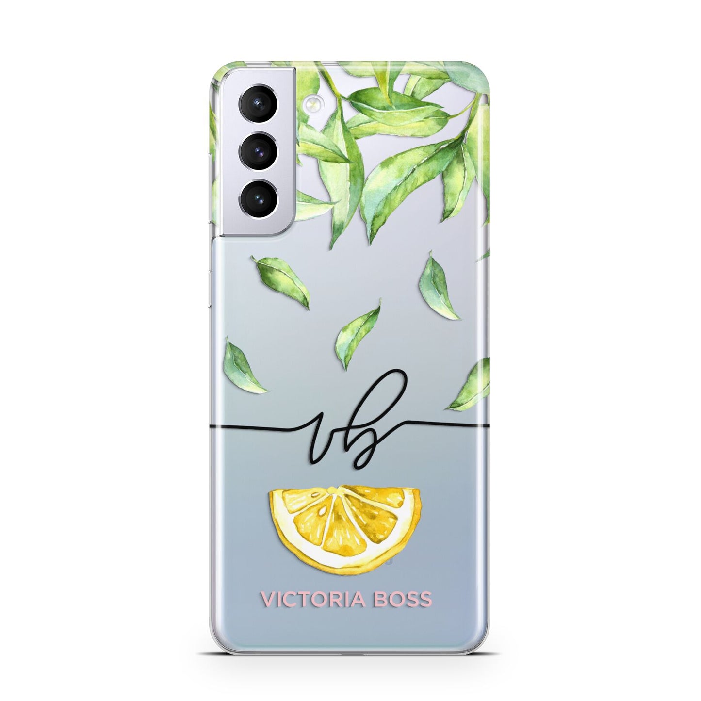 Personalised Lemon Wedge Samsung S21 Plus Case