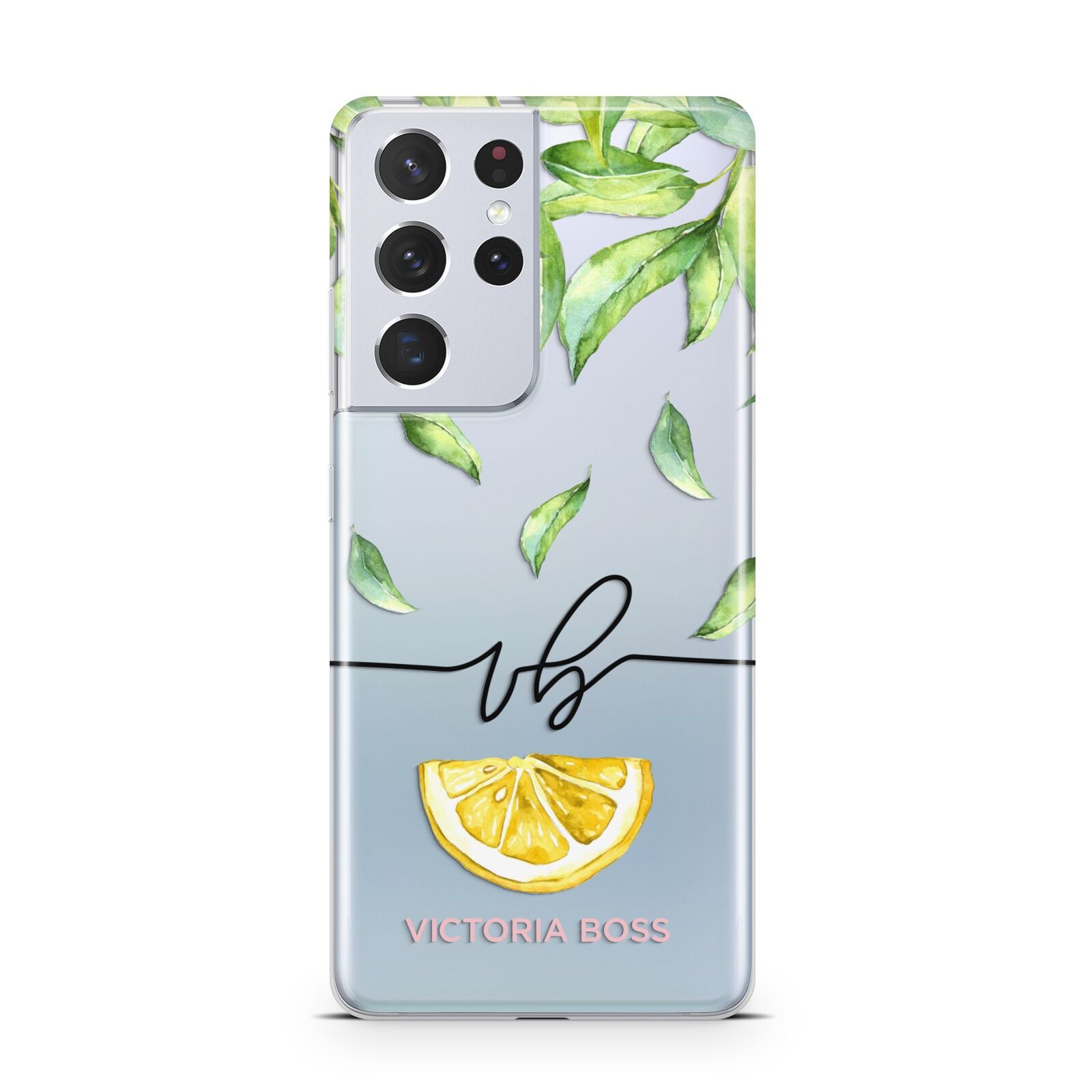 Personalised Lemon Wedge Samsung S21 Ultra Case