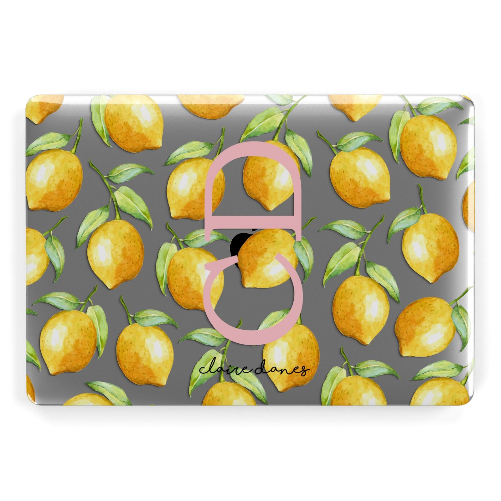 Personalised Lemons Apple MacBook Case