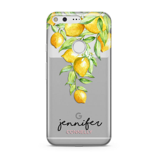 Personalised Lemons Drop Google Pixel Case