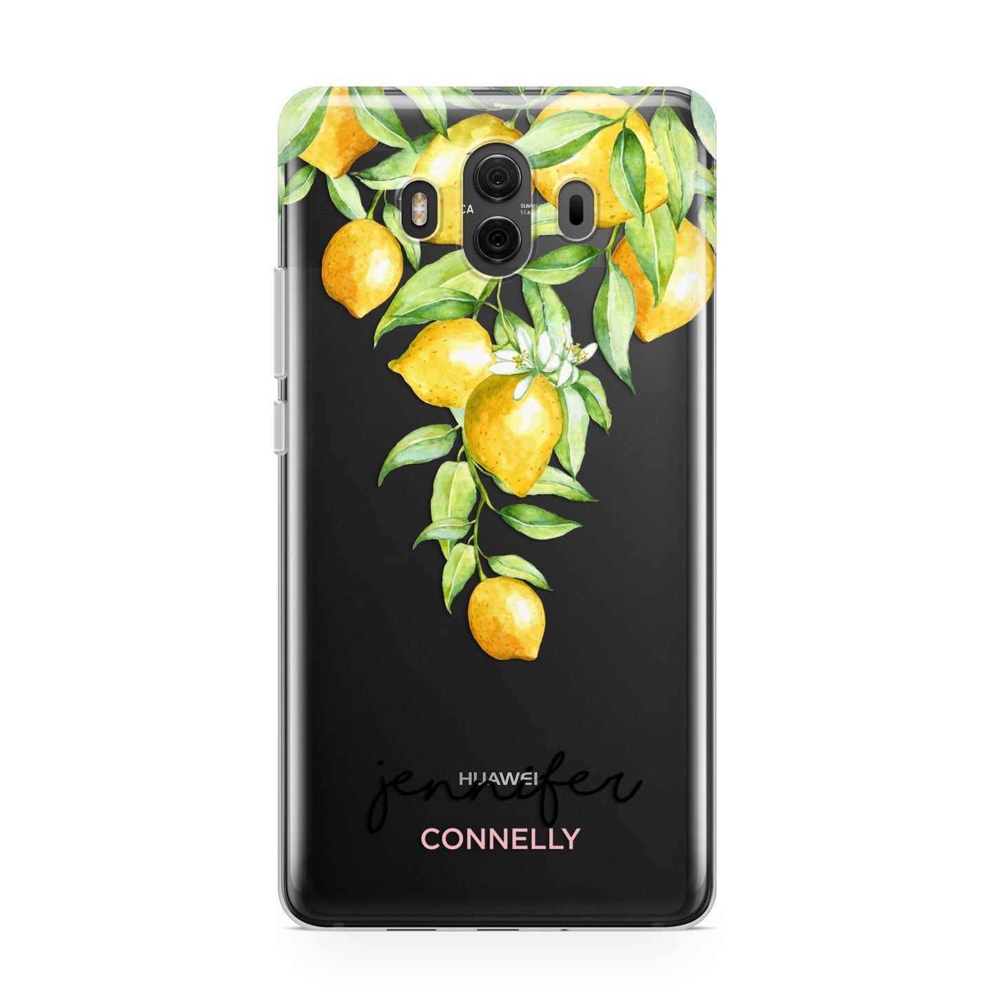 Personalised Lemons Drop Huawei Mate 10 Protective Phone Case