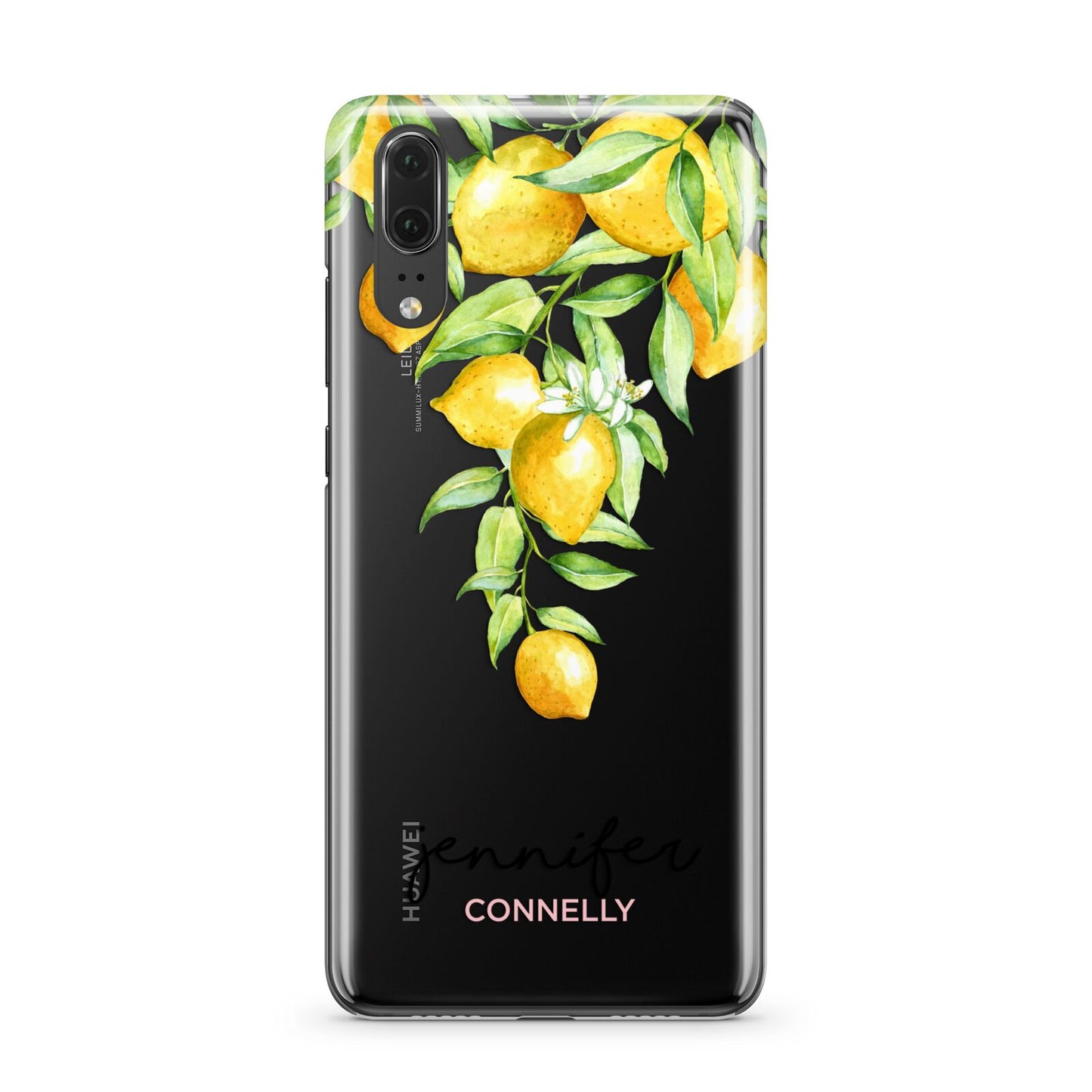 Personalised Lemons Drop Huawei P20 Phone Case