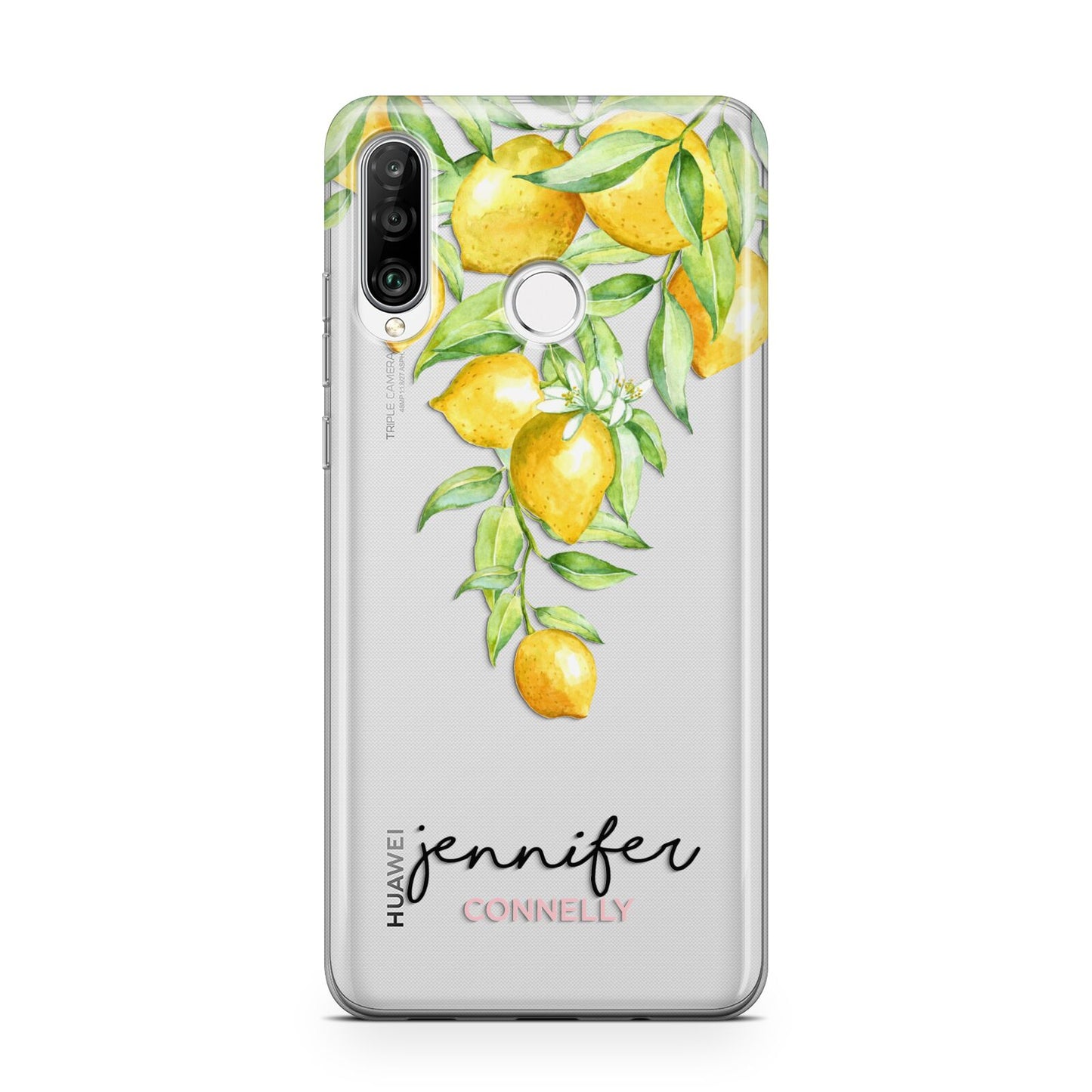 Personalised Lemons Drop Huawei P30 Lite Phone Case