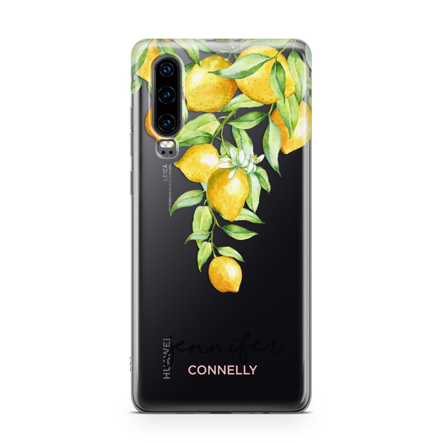 Personalised Lemons Drop Huawei P30 Phone Case