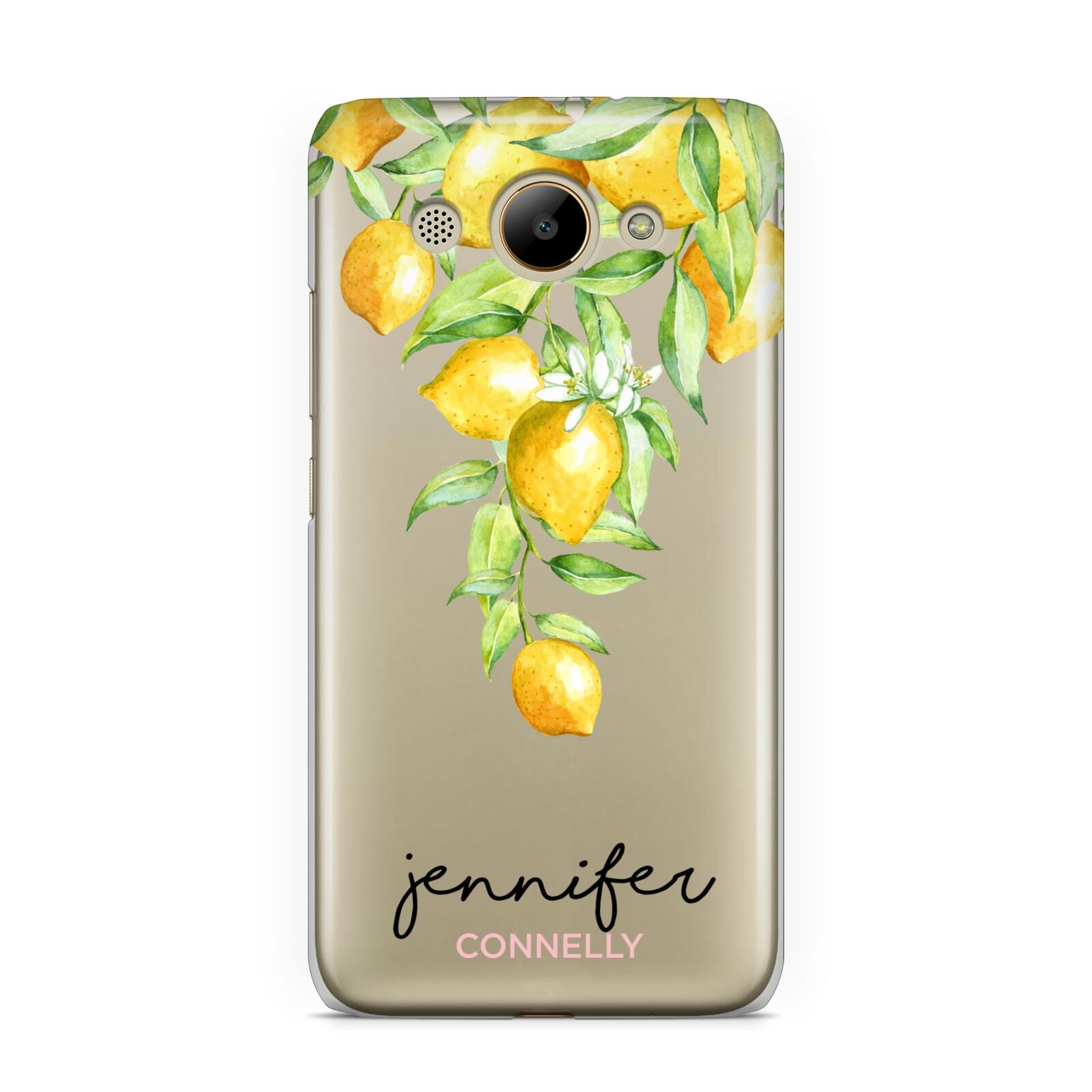 Personalised Lemons Drop Huawei Y3 2017