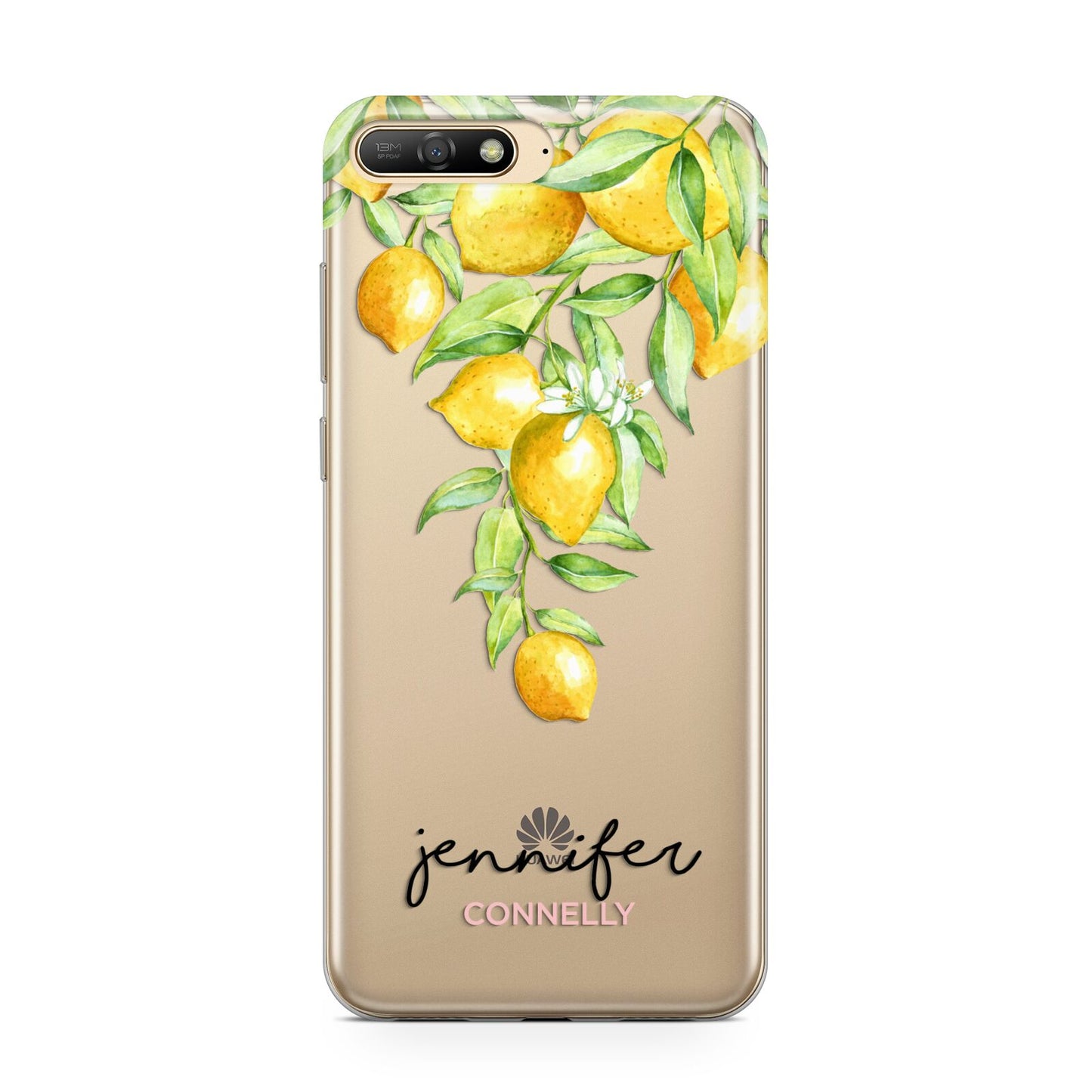 Personalised Lemons Drop Huawei Y6 2018