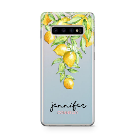 Personalised Lemons Drop Protective Samsung Galaxy Case