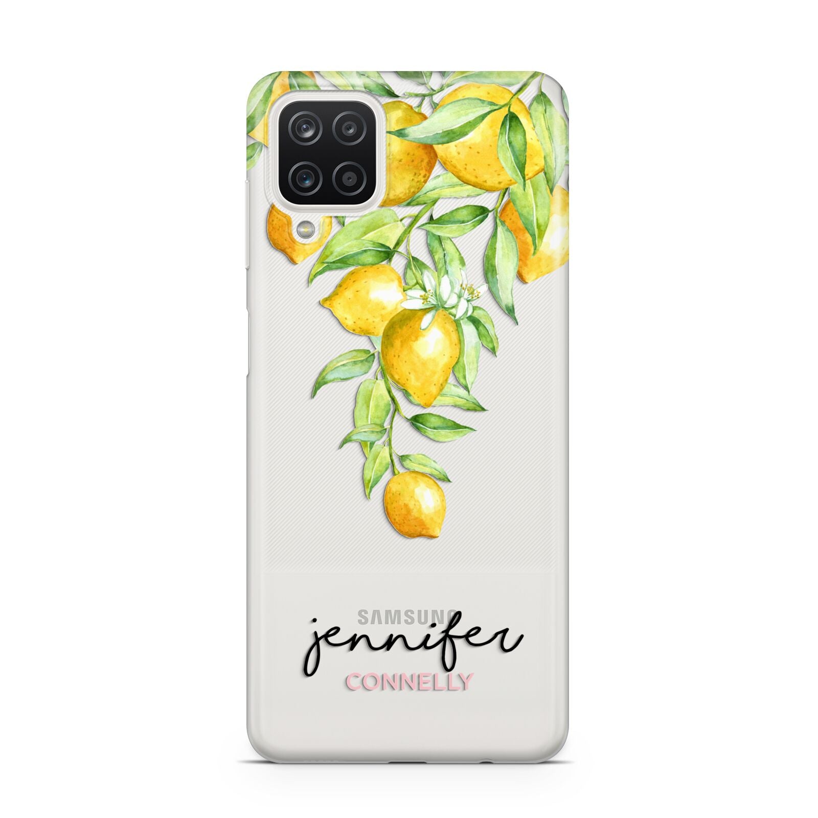 Personalised Lemons Drop Samsung A12 Case