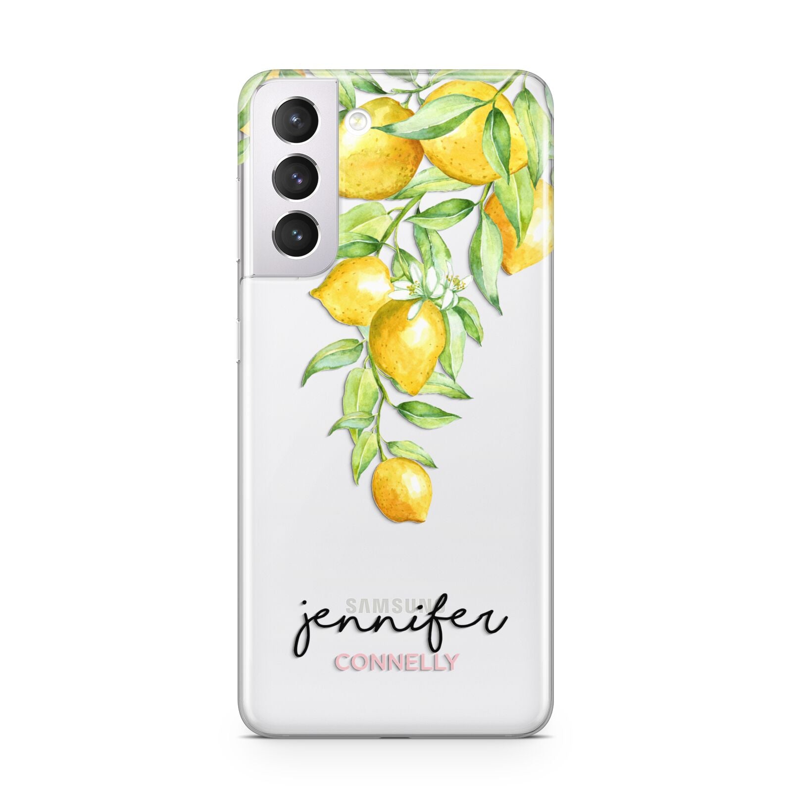 Personalised Lemons Drop Samsung S21 Case