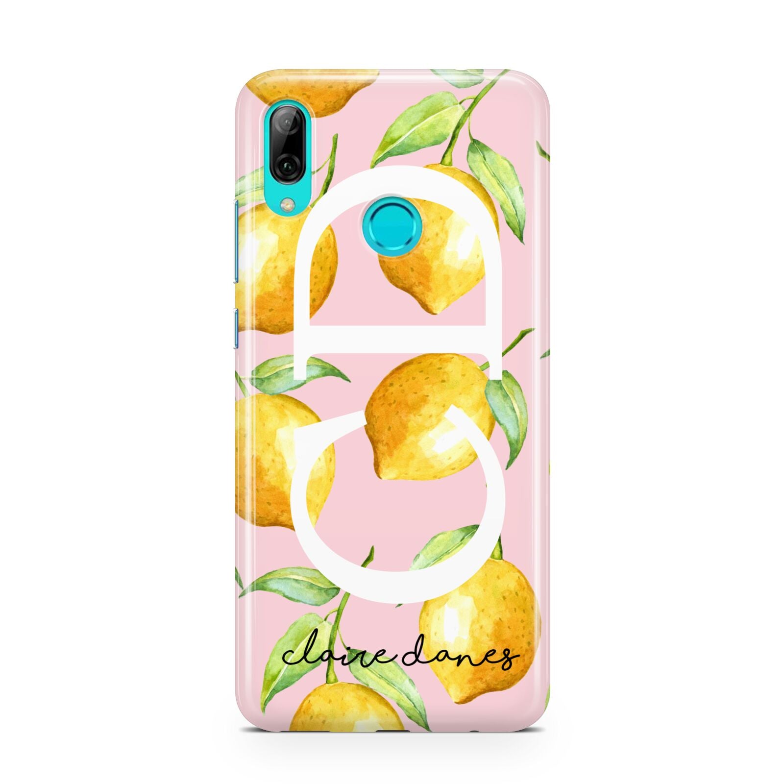 Personalised Lemons Pink Huawei P Smart 2019 Case