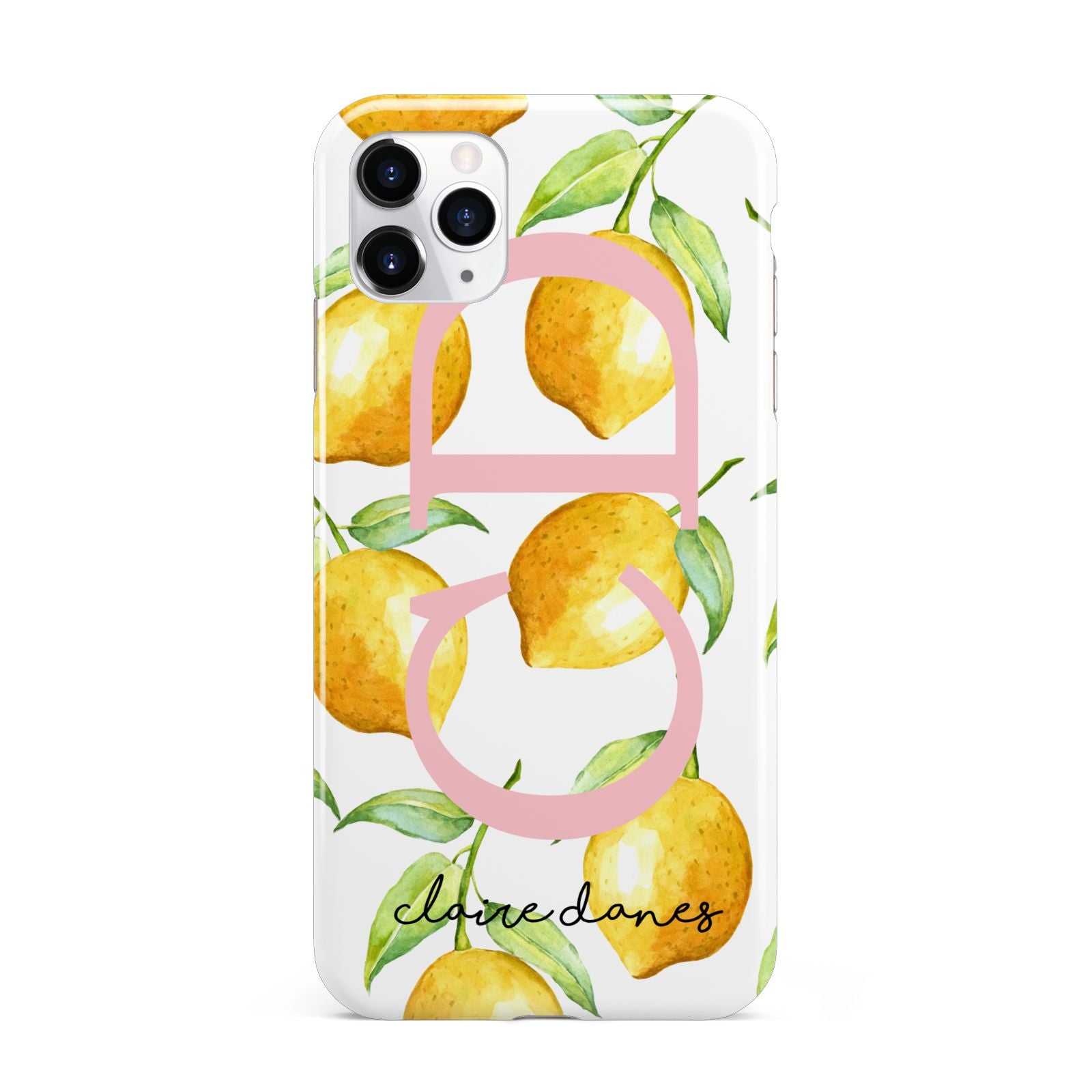 Personalised Lemons iPhone 11 Pro Max 3D Tough Case