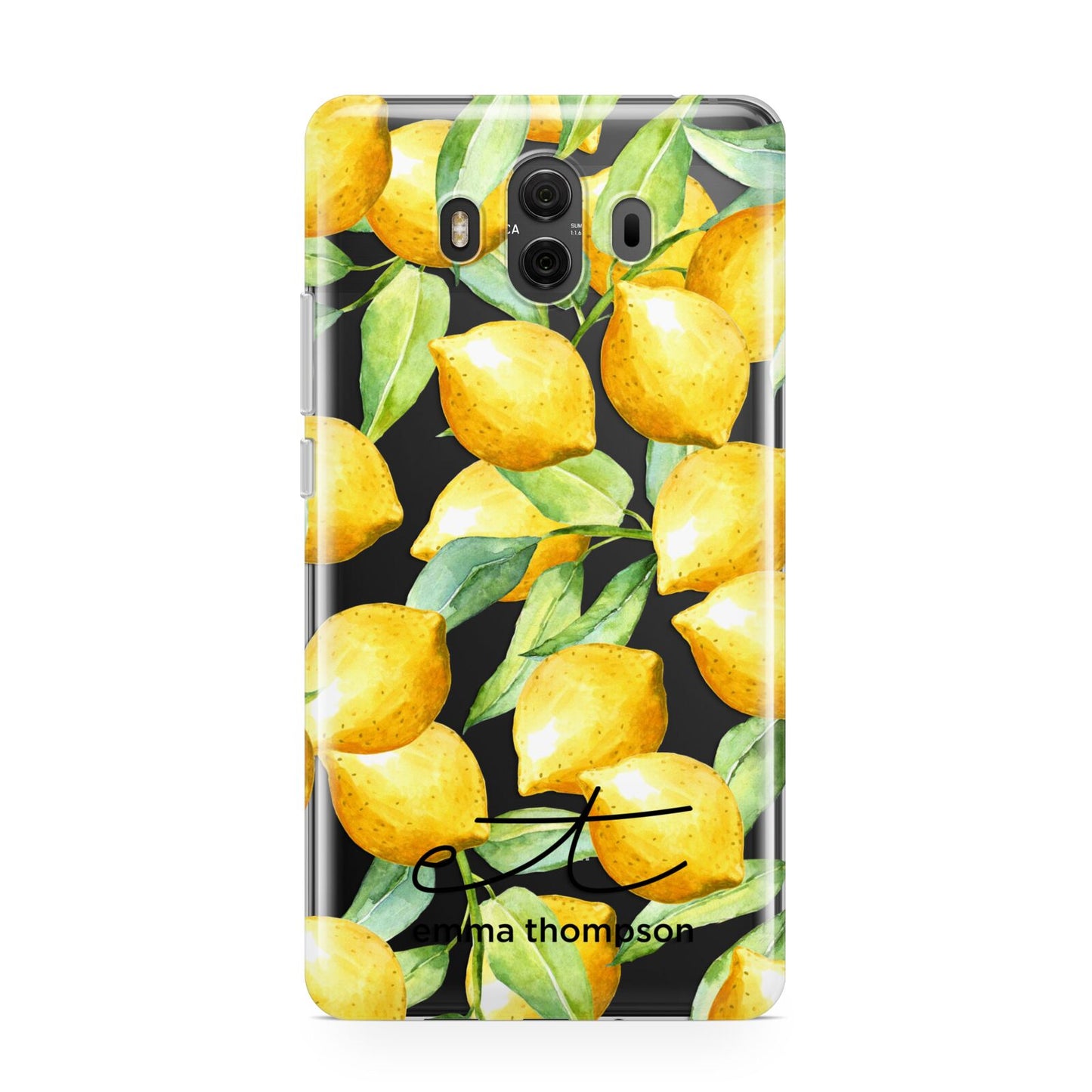 Personalised Lemons of Capri Huawei Mate 10 Protective Phone Case