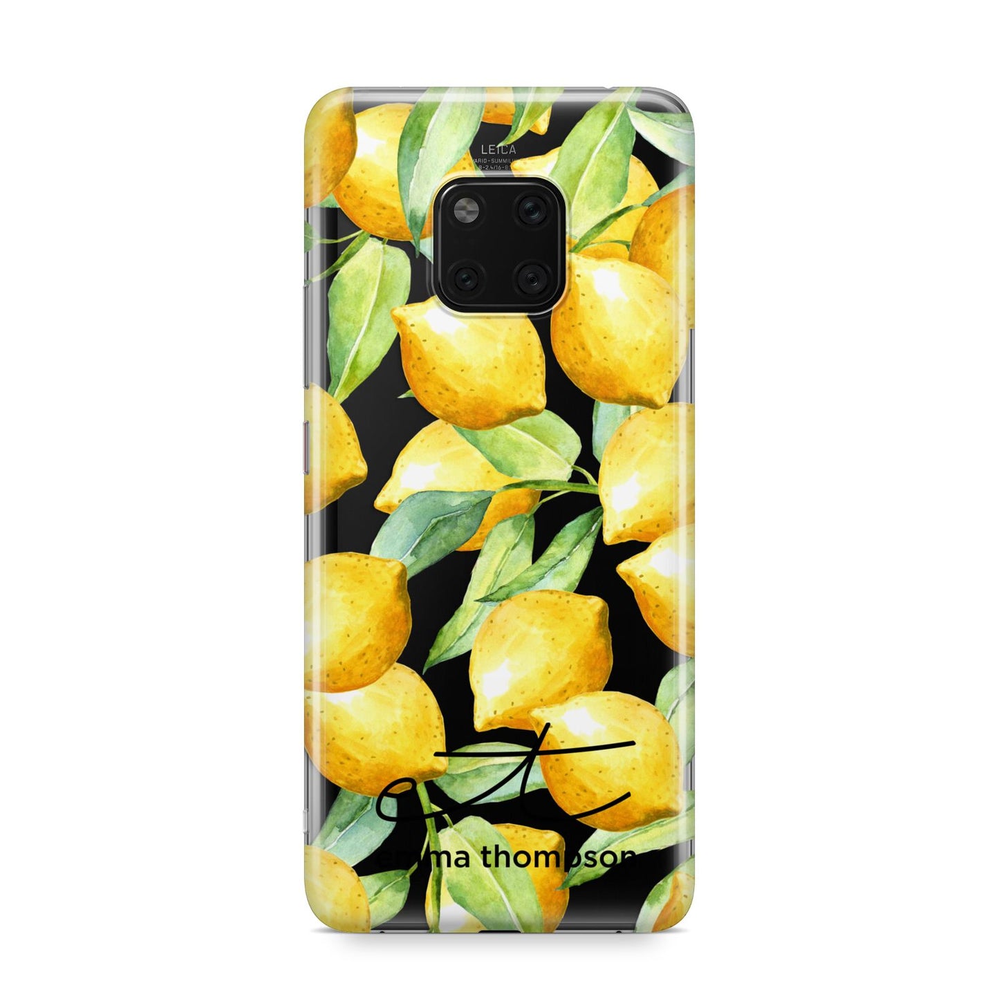 Personalised Lemons of Capri Huawei Mate 20 Pro Phone Case