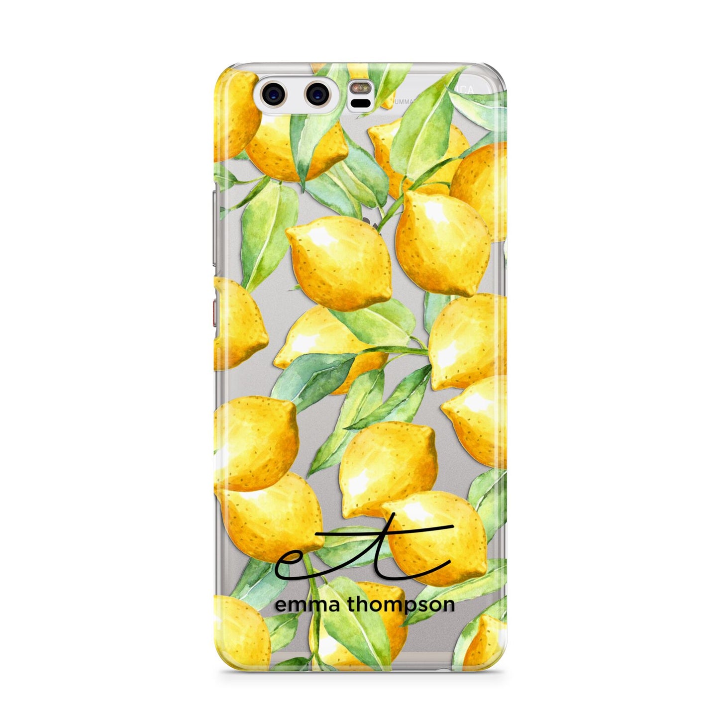 Personalised Lemons of Capri Huawei P10 Phone Case