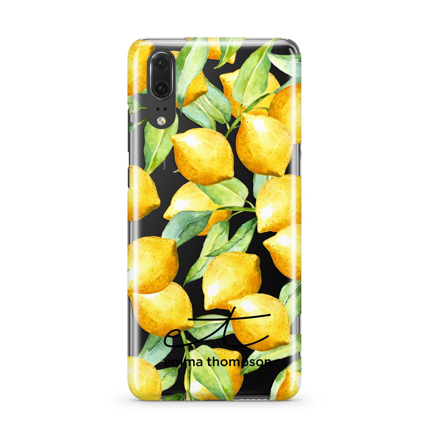 Personalised Lemons of Capri Huawei P20 Phone Case