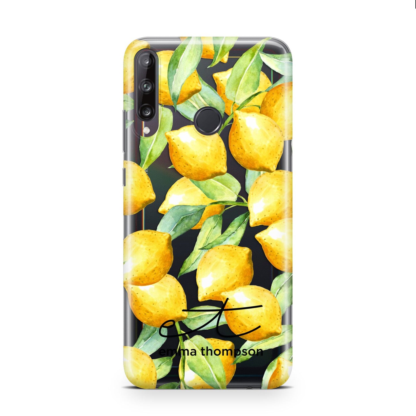 Personalised Lemons of Capri Huawei P40 Lite E Phone Case