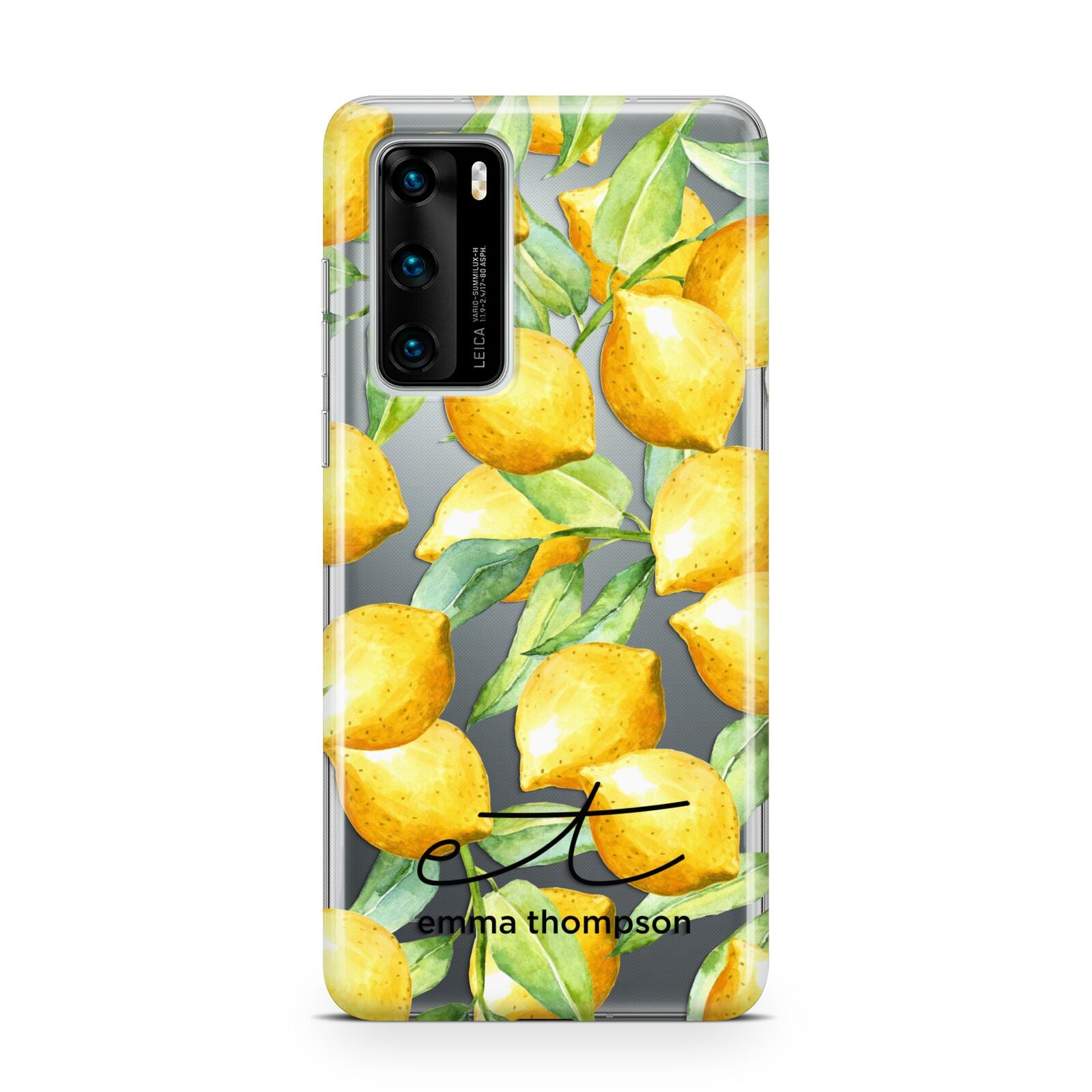 Personalised Lemons of Capri Huawei P40 Phone Case