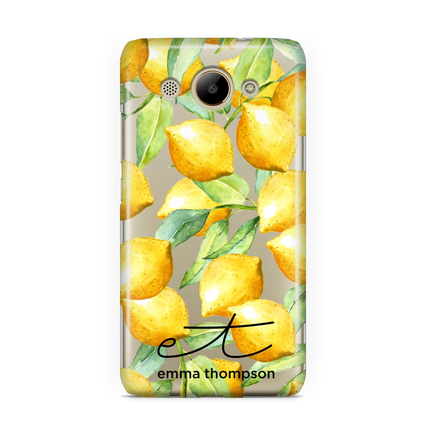 Personalised Lemons of Capri Huawei Y3 2017