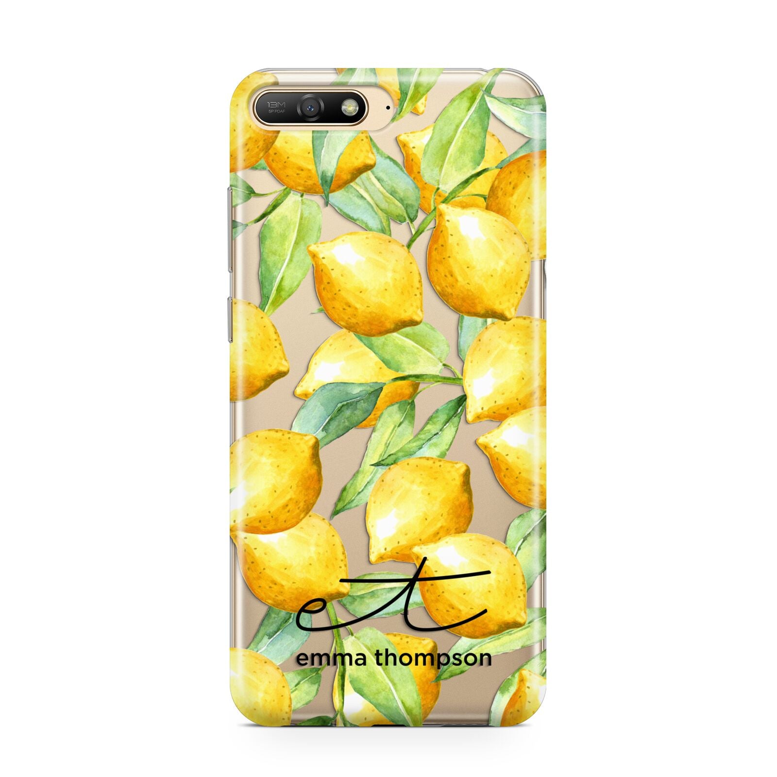 Personalised Lemons of Capri Huawei Y6 2018