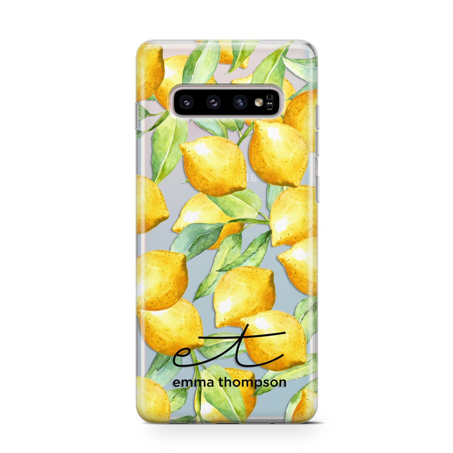 Personalised Lemons of Capri Protective Samsung Galaxy Case