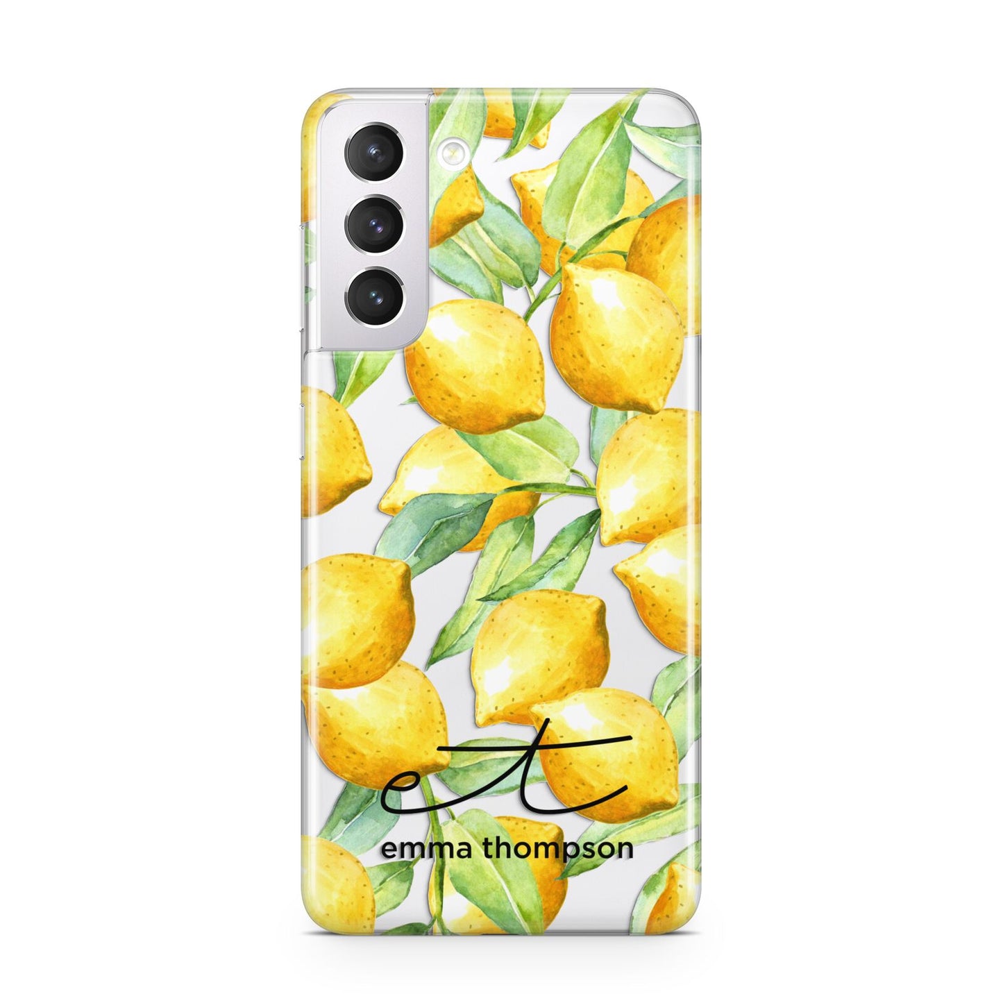 Personalised Lemons of Capri Samsung S21 Case