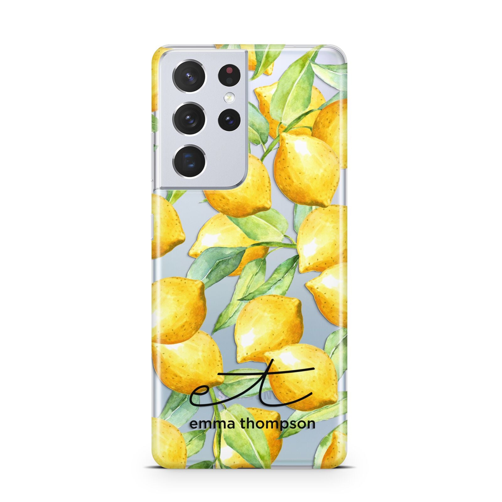 Personalised Lemons of Capri Samsung S21 Ultra Case