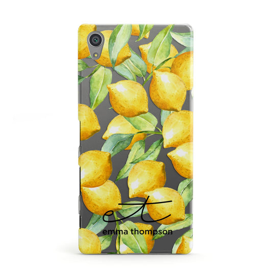 Personalised Lemons of Capri Sony Xperia Case